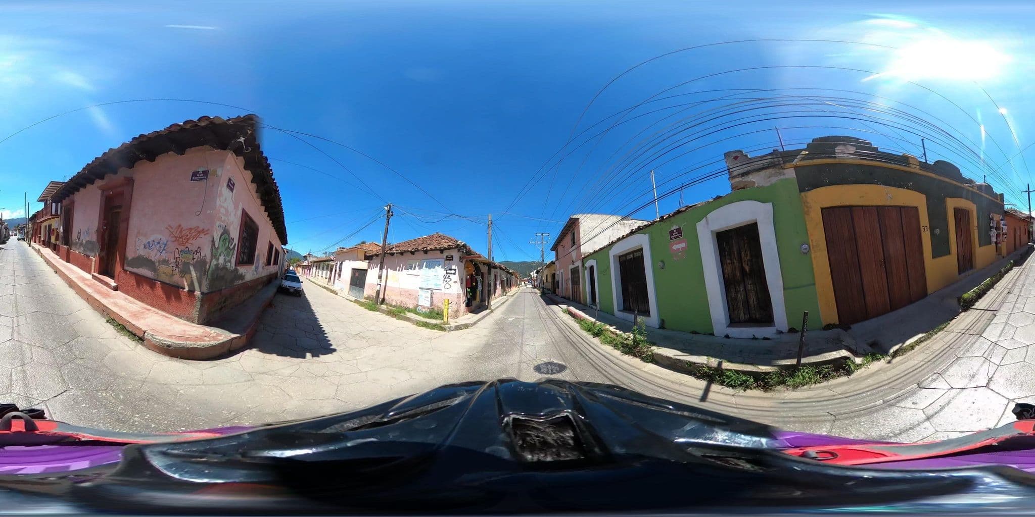 Street view near Hostel Akumel, San Cristóbal de las Casas