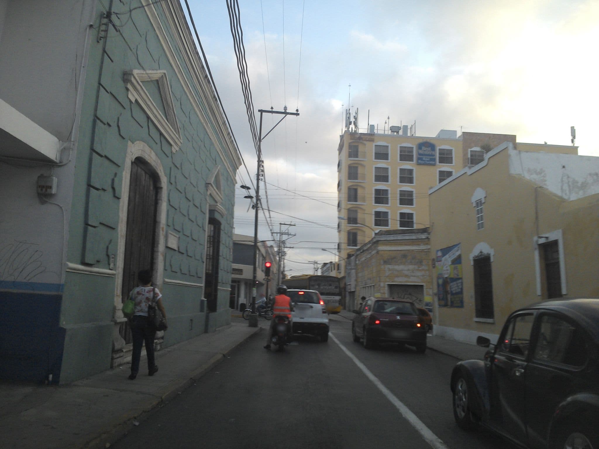 Street view near Hotel San Juan, Mérida