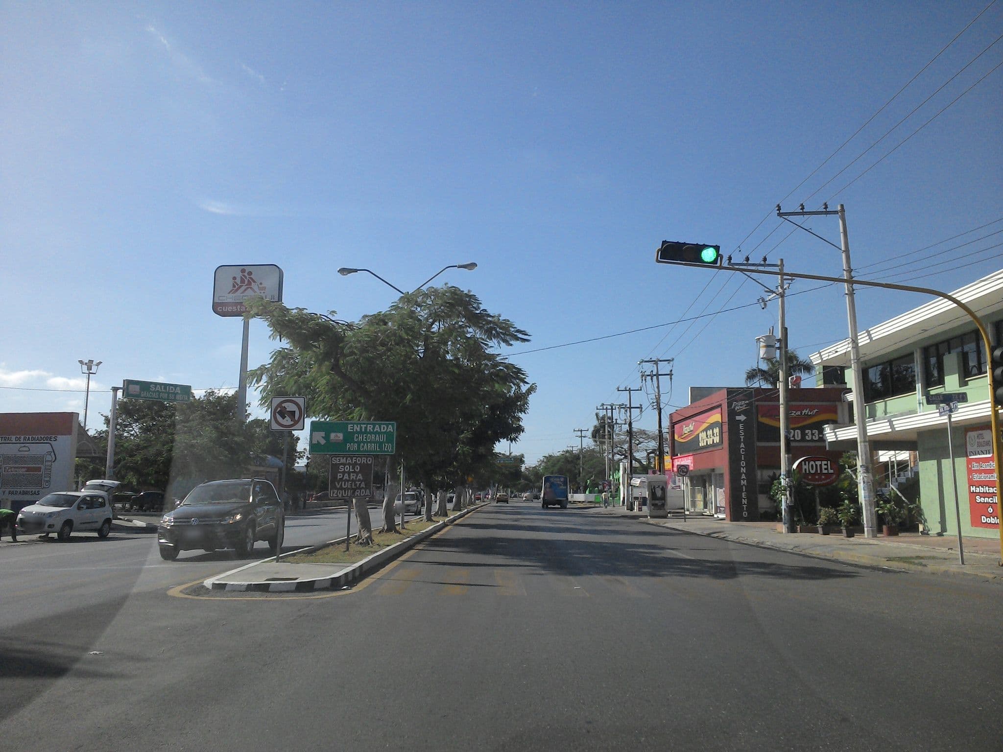 Street view near Hotel Boulevard Infante, Mérida
