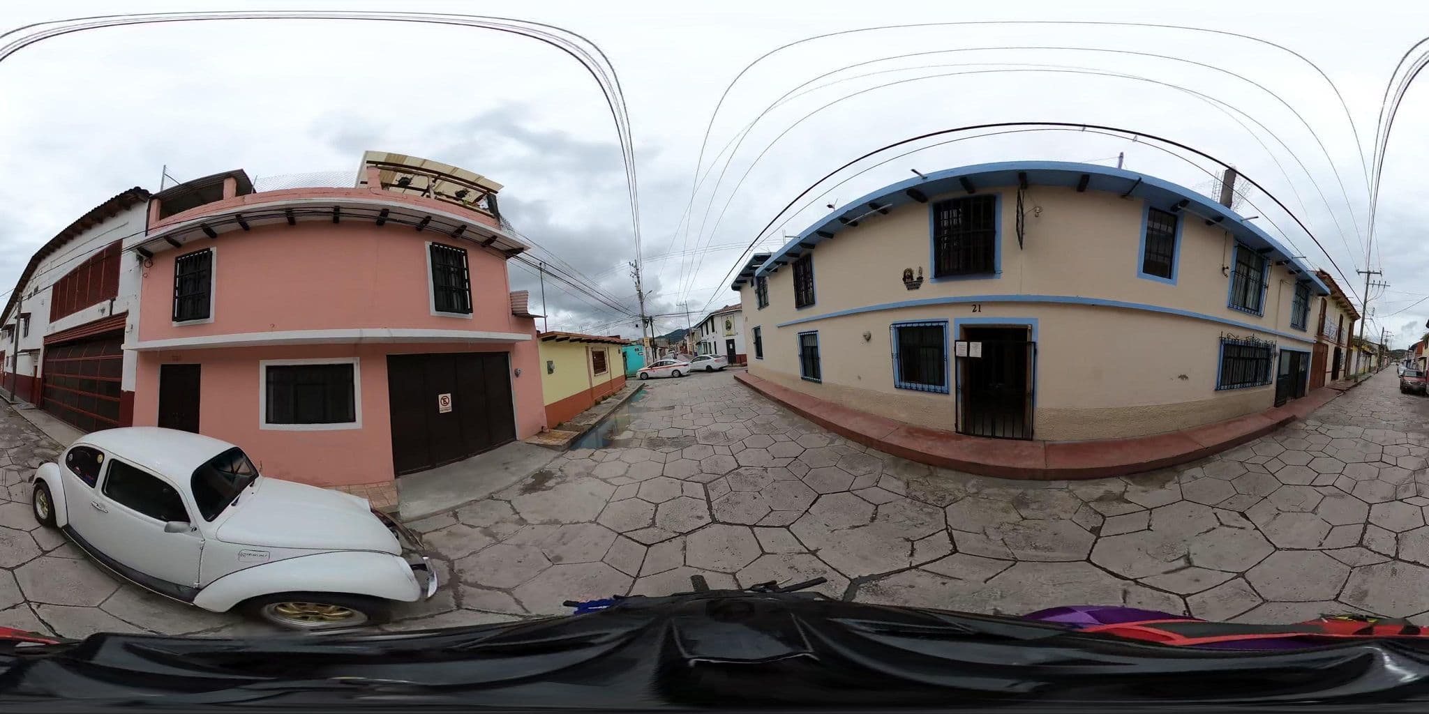 Street view near Casa de Huespedes Santa Lucia, San Cristóbal de las Casas