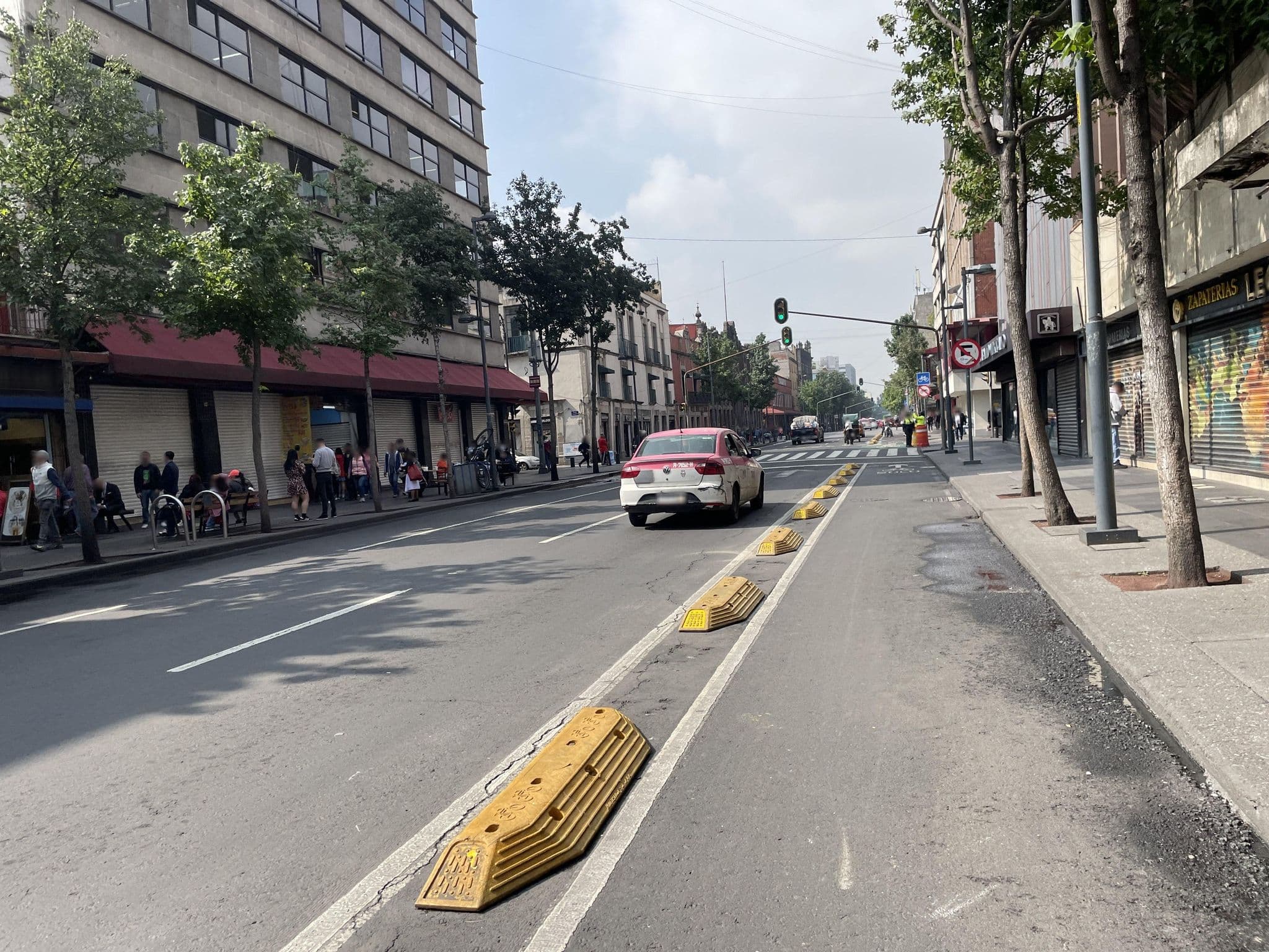 Street view near Zocalo Rooms, Mexico City — © mapero_errante (CC BY-SA · Mapillary)