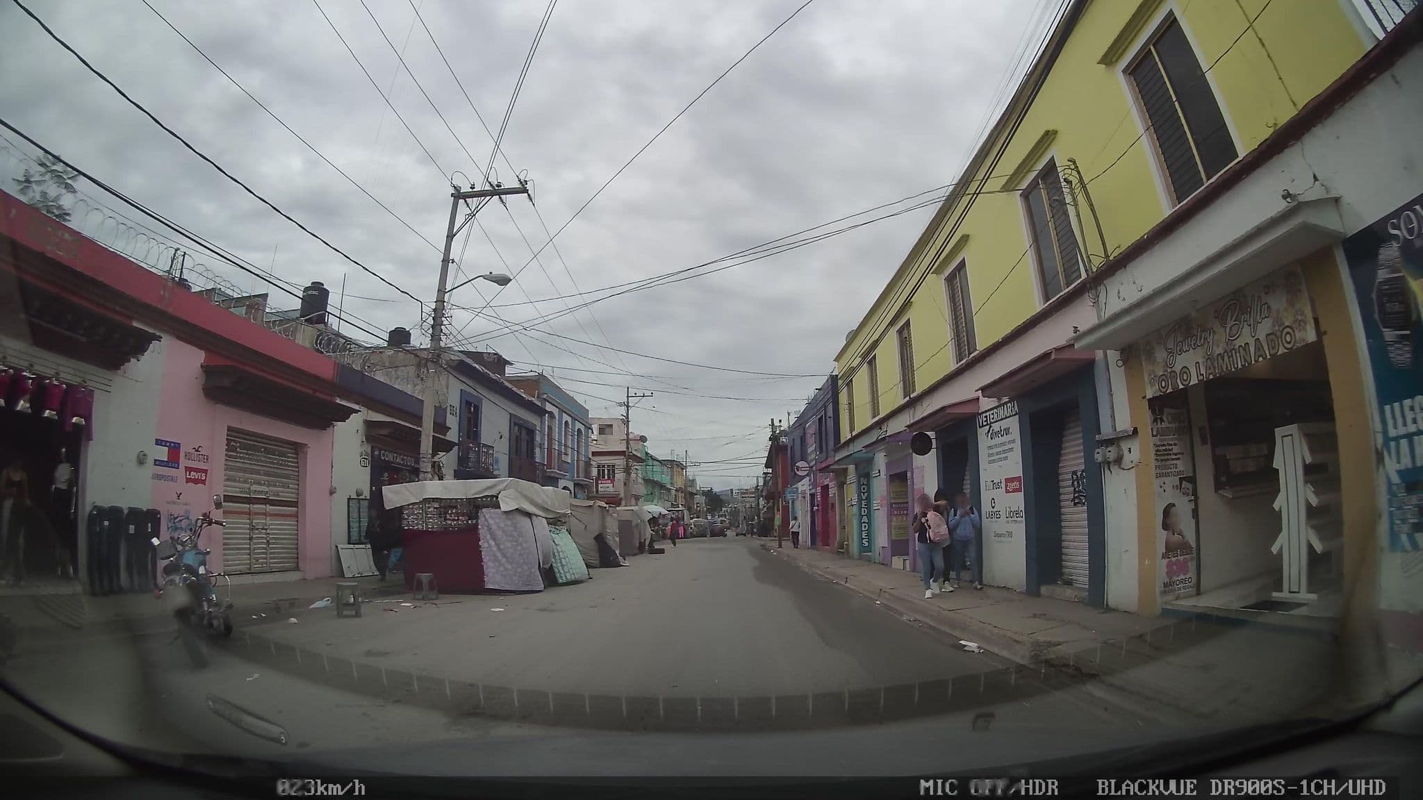 Street view near hostal sabina, Oaxaca