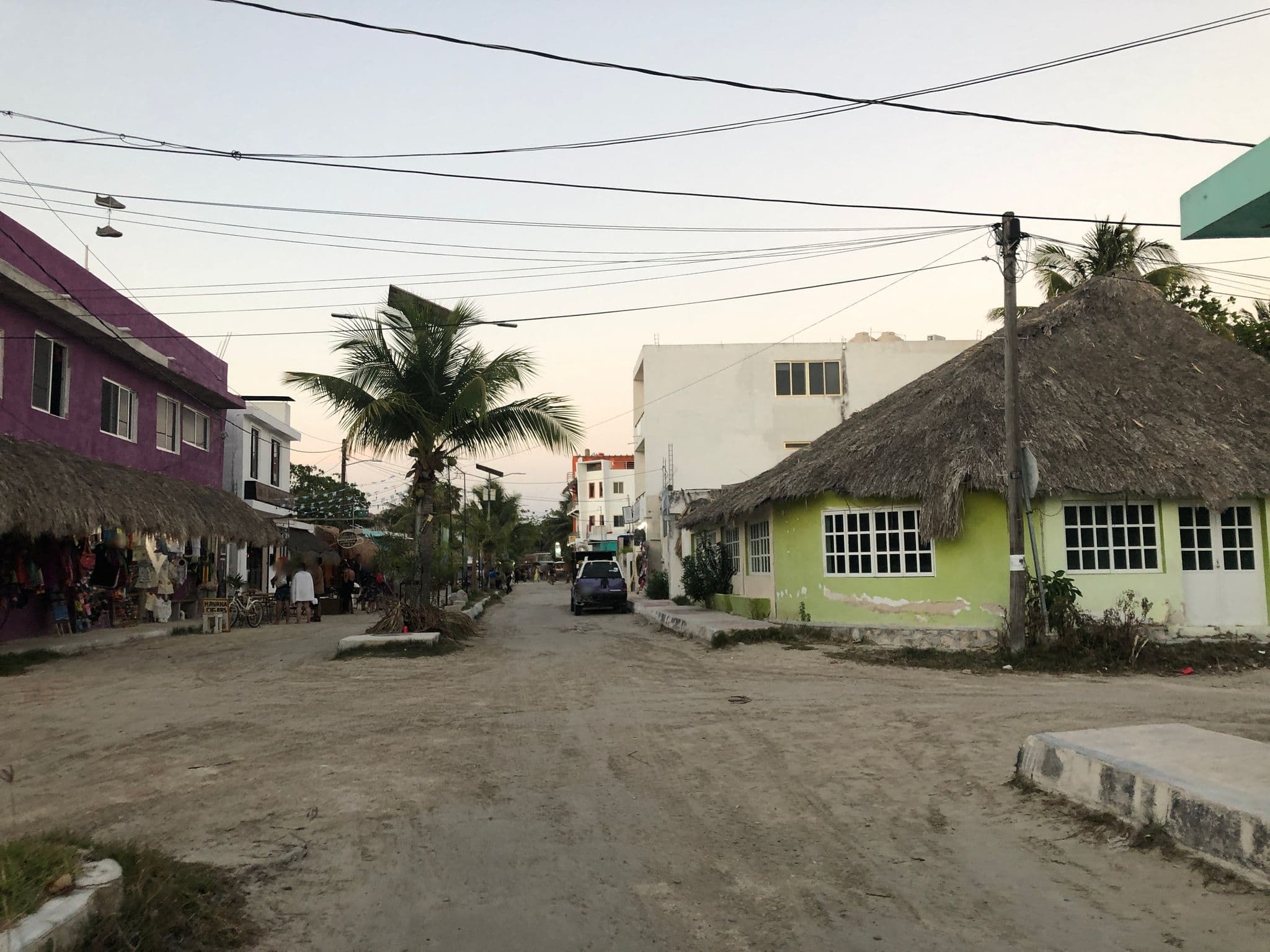 Street view near Posada Ingrid, Isla Holbox — © yellowracer (CC BY-SA · Mapillary)