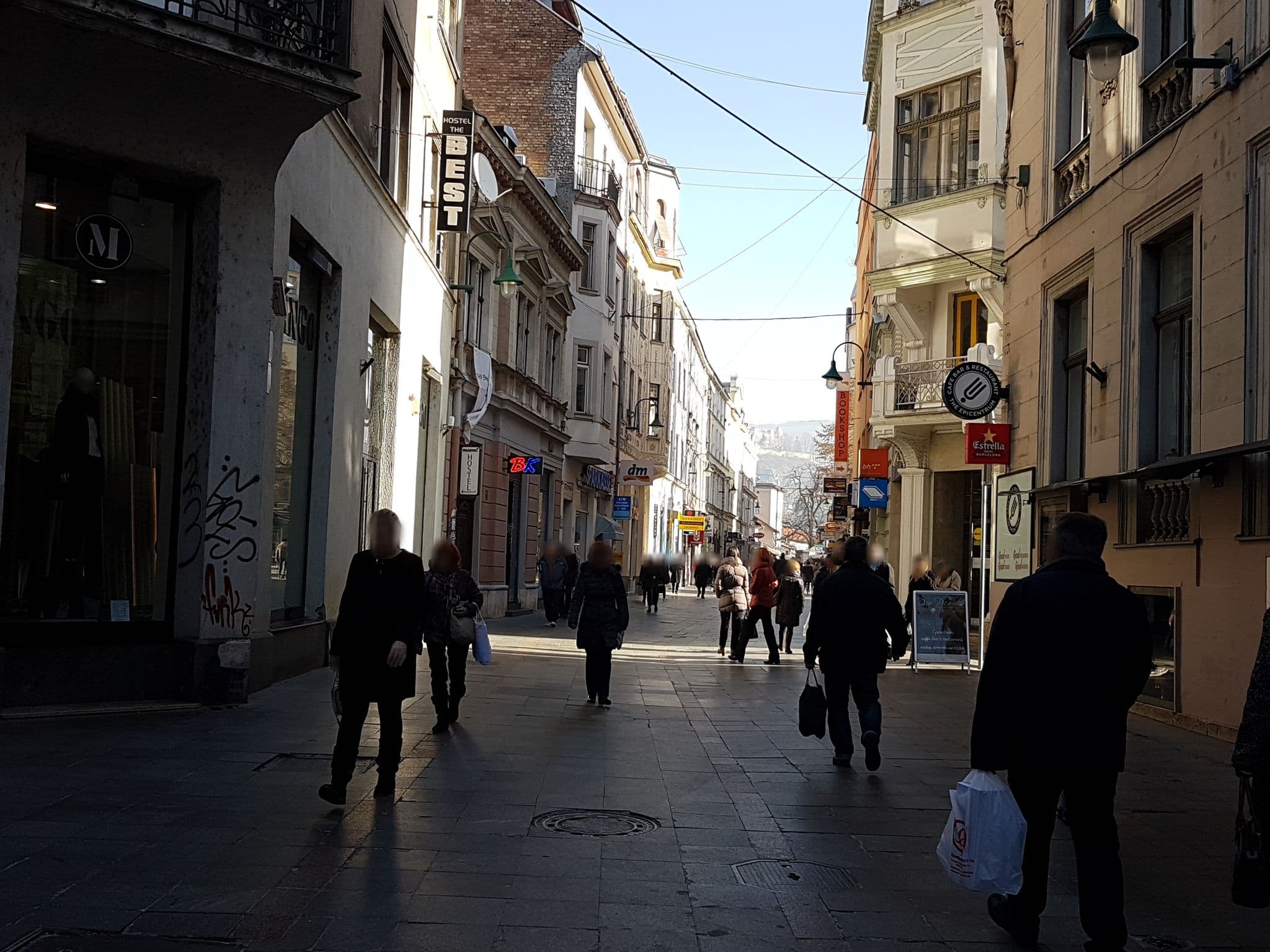 Street view near Hotel Story, Kobilja Glava