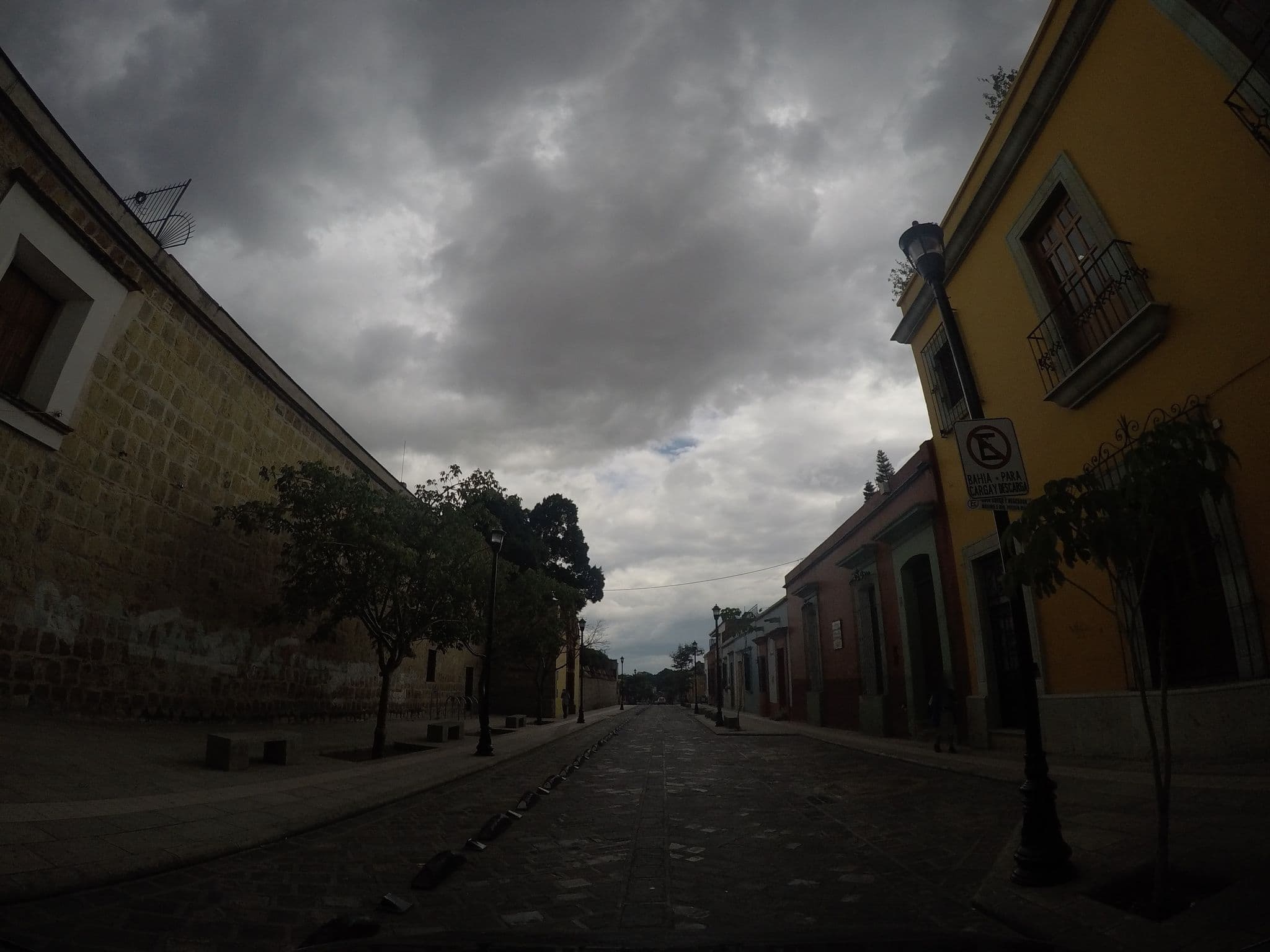 Street view near Ofrenda, Oaxaca
