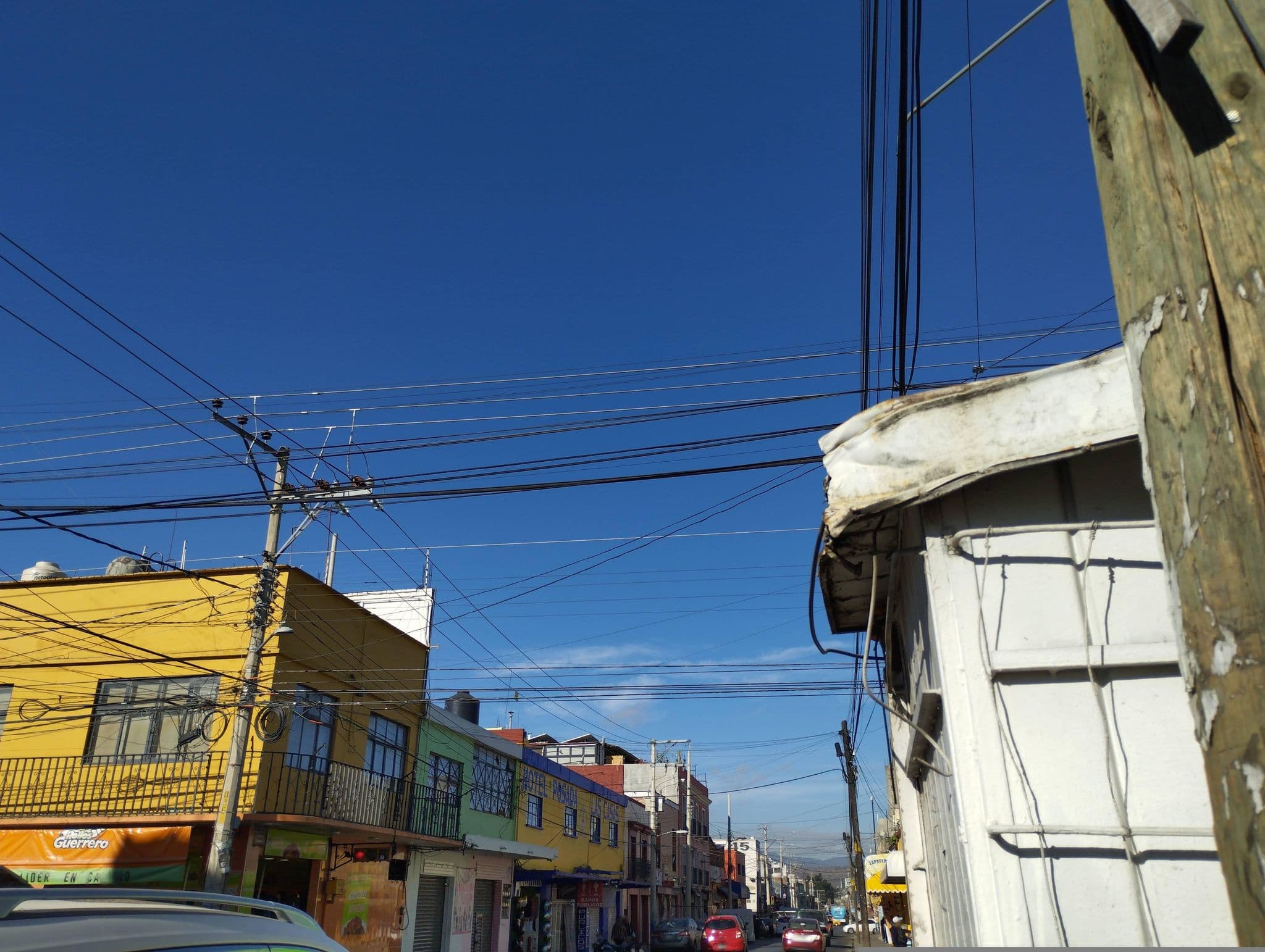 Street view near Hotel Valarta, Oaxaca