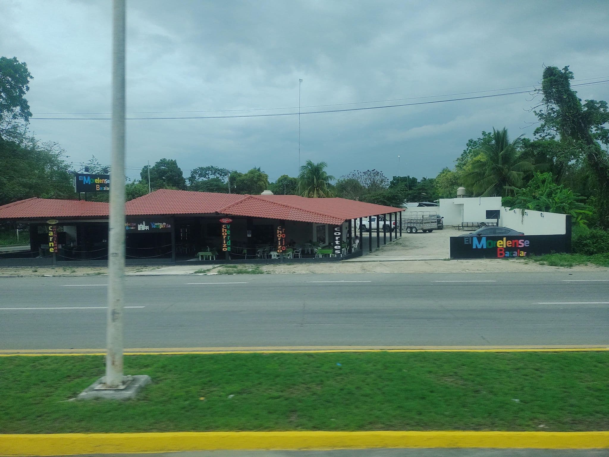 Street view near Blue Hotel, Bacalar — © mapeadora (CC BY-SA · Mapillary)