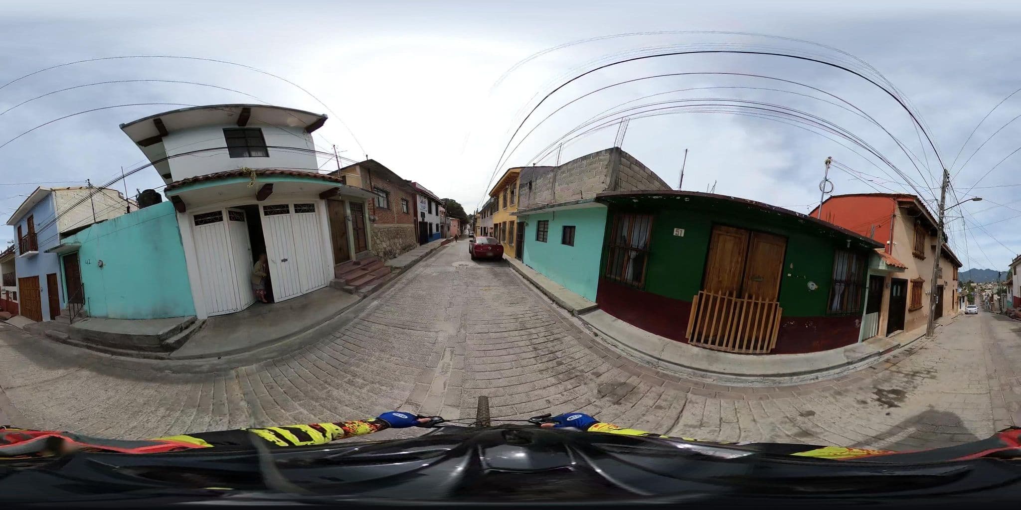 Street view near La casa de Chila, San Cristóbal de las Casas