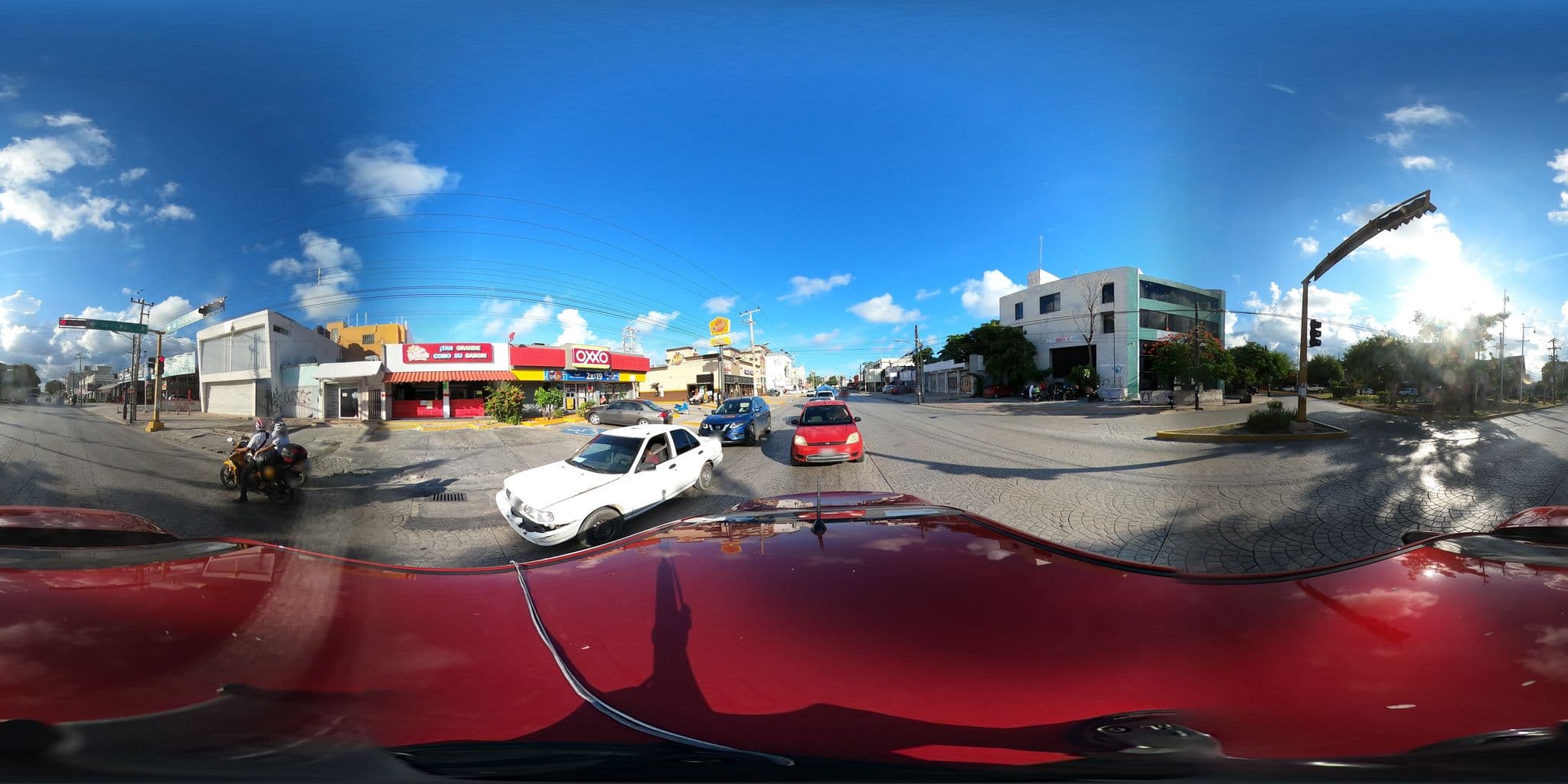 Street view near Hotel México, Cancún — © innerpace360 (CC BY-SA · Mapillary)