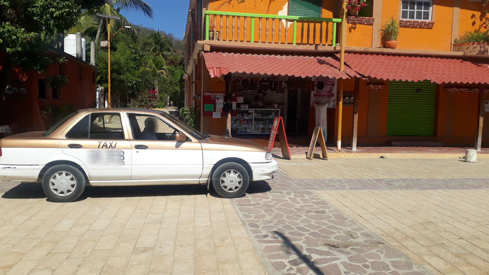 Street view near Posada El Hongo, Puerto Ángel