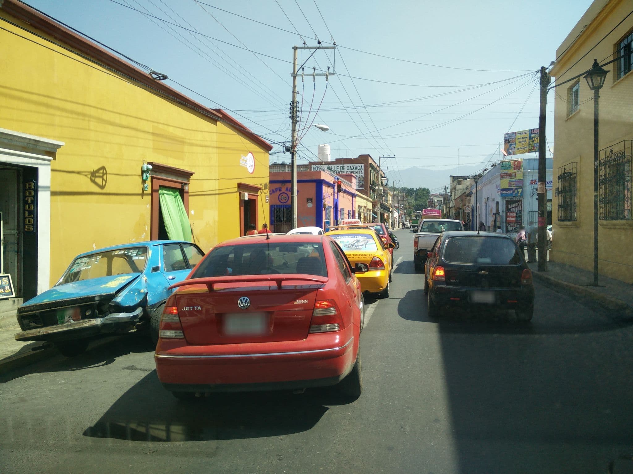 Street view near Centro Studios, Oaxaca