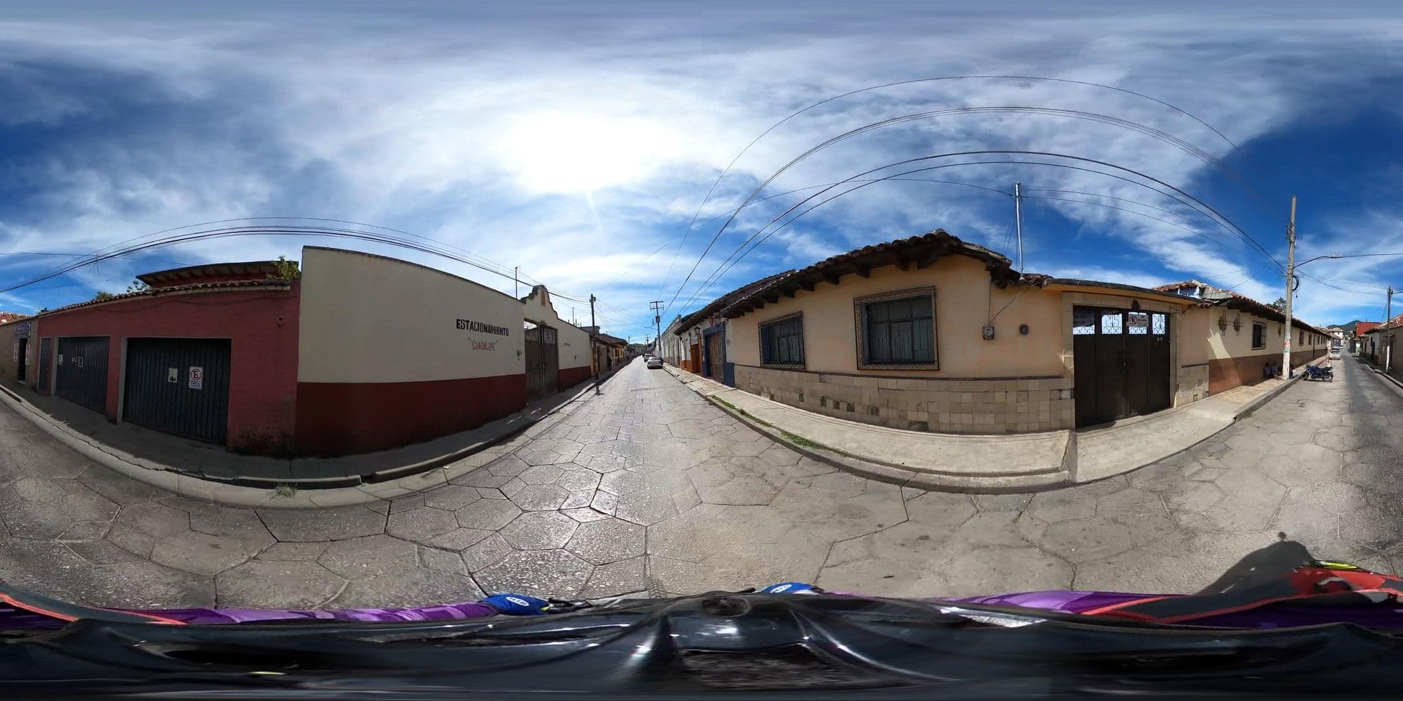 Street view near Posada Santa, San Cristóbal de las Casas — © nicovargas (CC BY-SA · Mapillary)