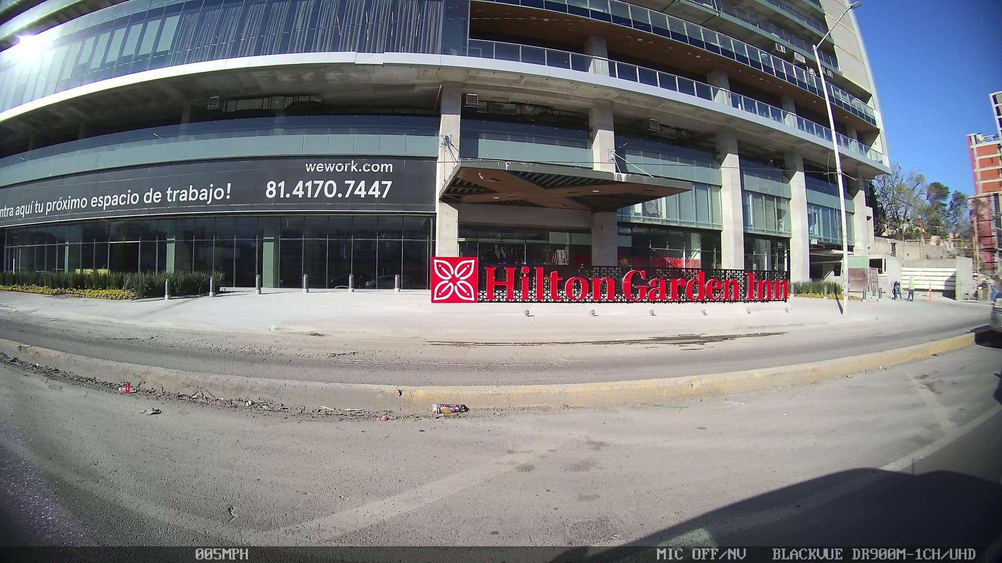 Street view near Hilton Garden Inn Monterrey Obispado, Monterrey — © kaartcam (CC BY-SA · Mapillary)