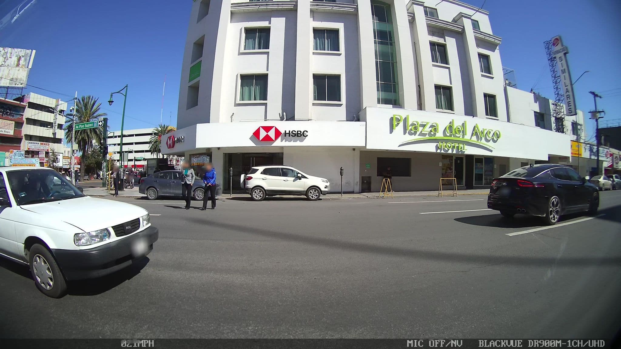 Street view near Hotel Plaza del Arco, Monterrey — © kaartcam (CC BY-SA · Mapillary)