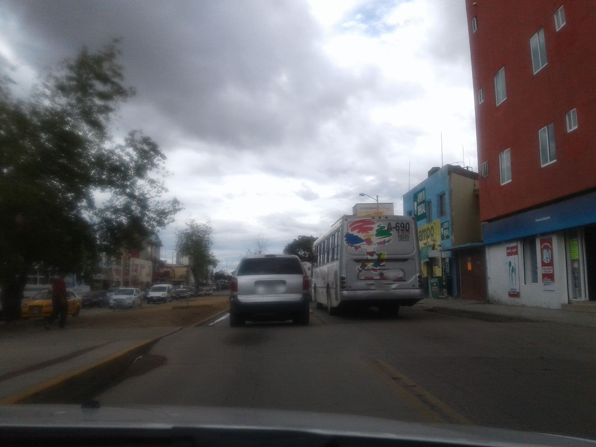 Street view near Hotel Zadapi, Oaxaca