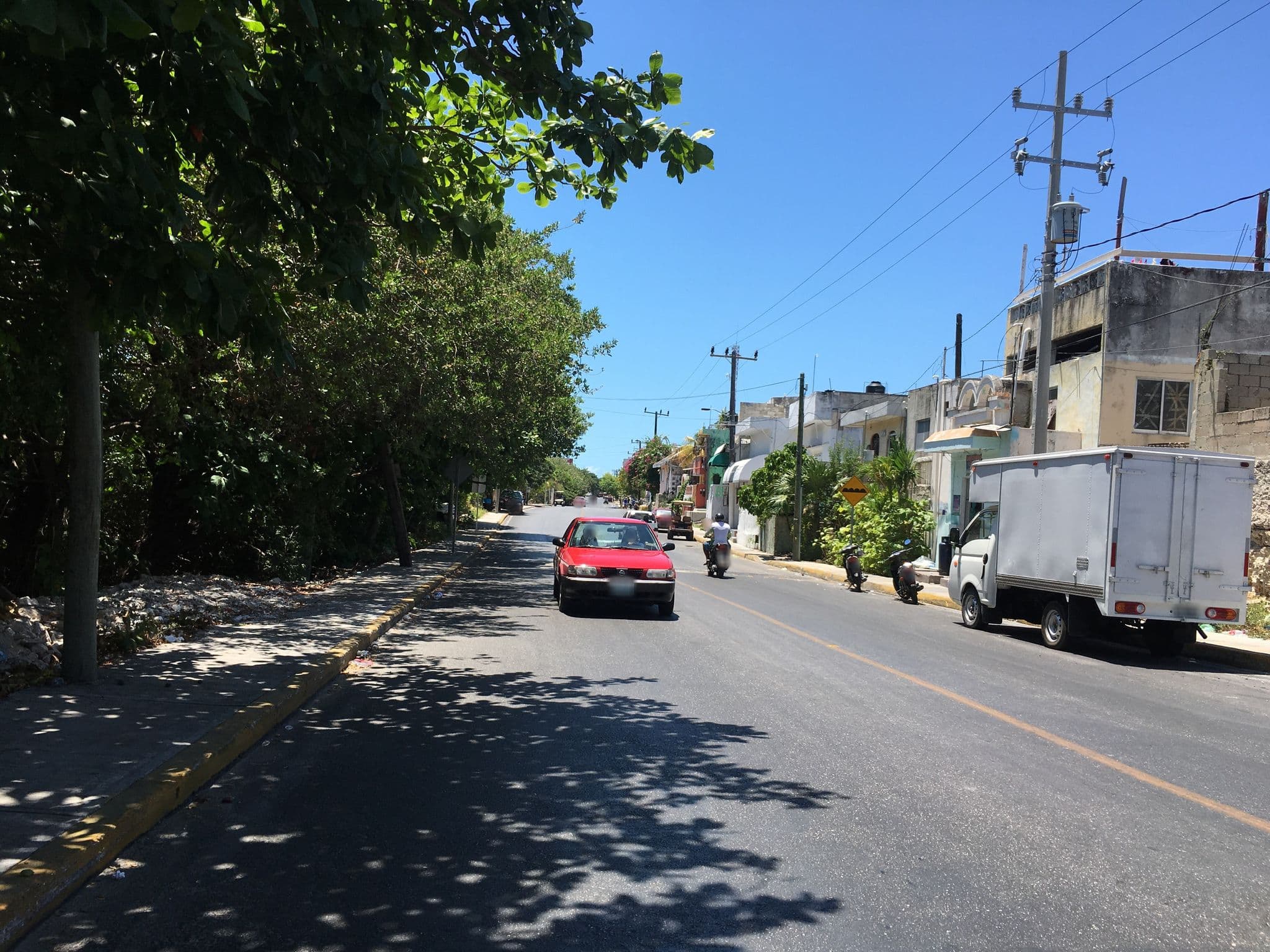 Street view near Casa Zuzy, Isla Mujeres — © ccossio (CC BY-SA · Mapillary)
