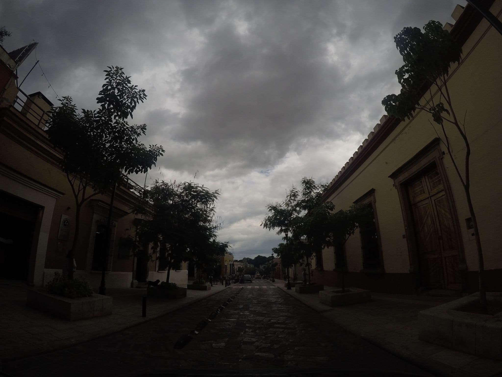 Street view near Hotel Los Amantes, Oaxaca