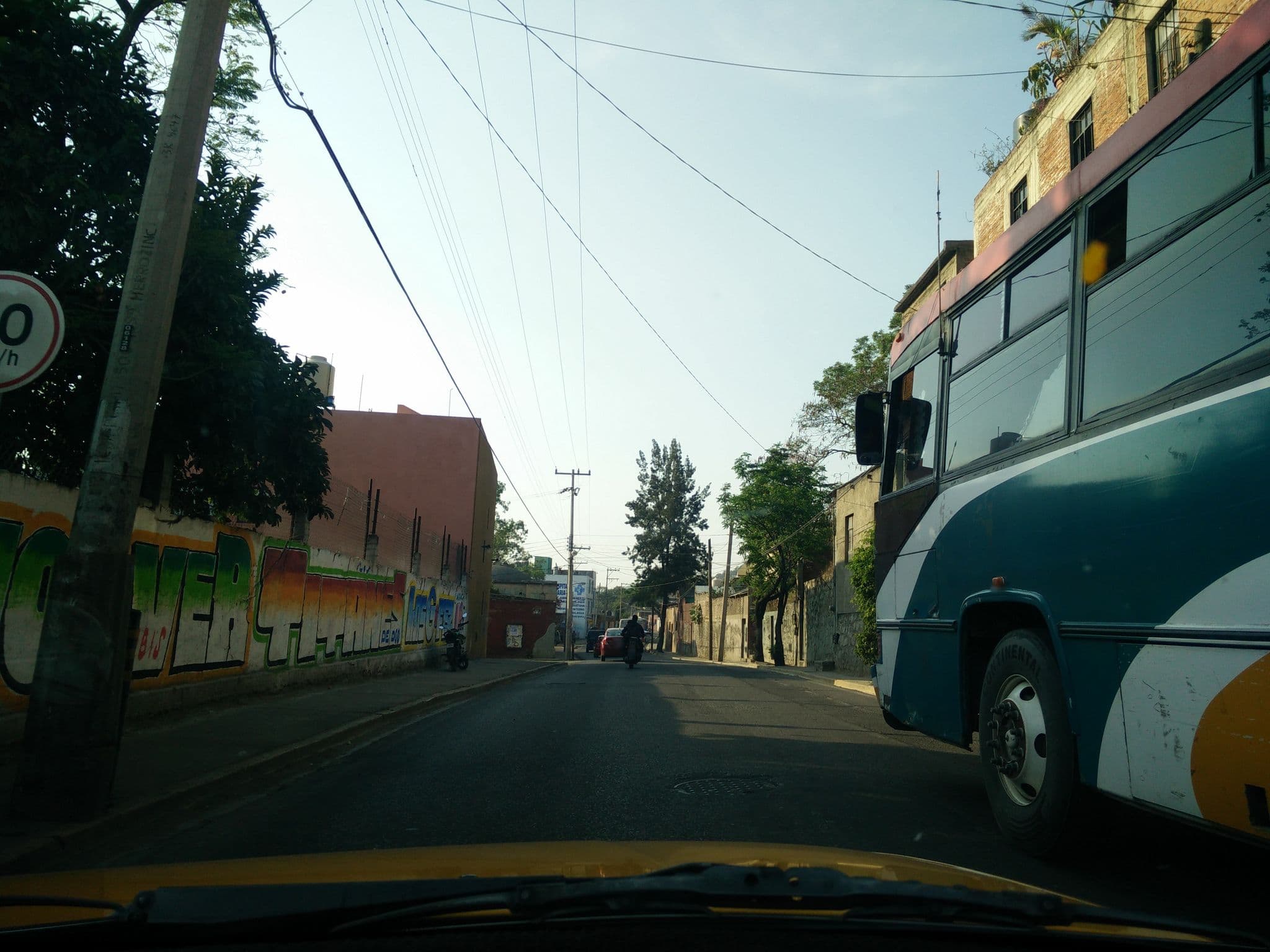 Street view near El Andariego, Oaxaca