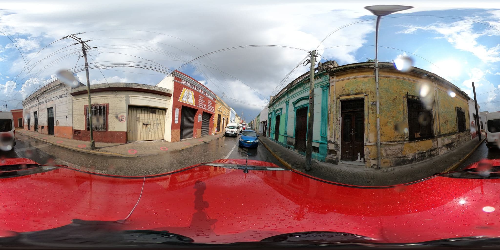 Street view near Hostal Xiinbal Mérida, Mérida