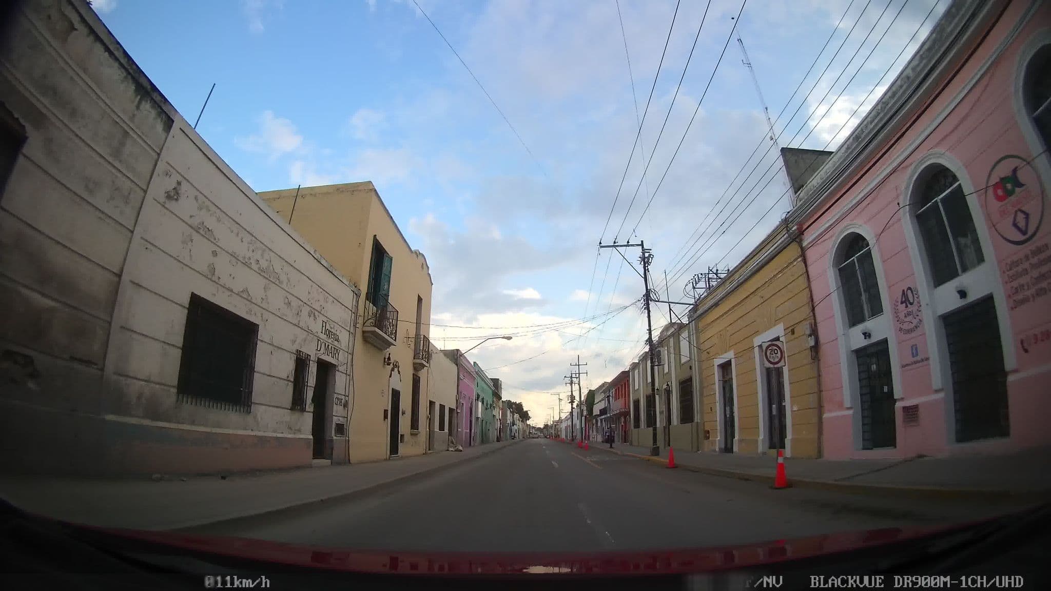 Street view near Casa Garza, Mérida