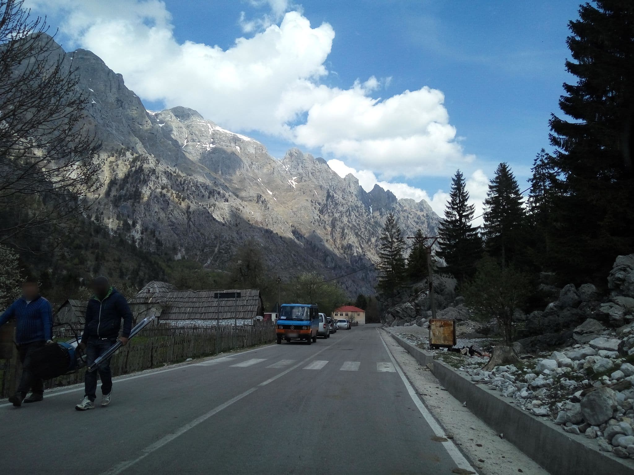 Street view near Camping, Bajram Curri