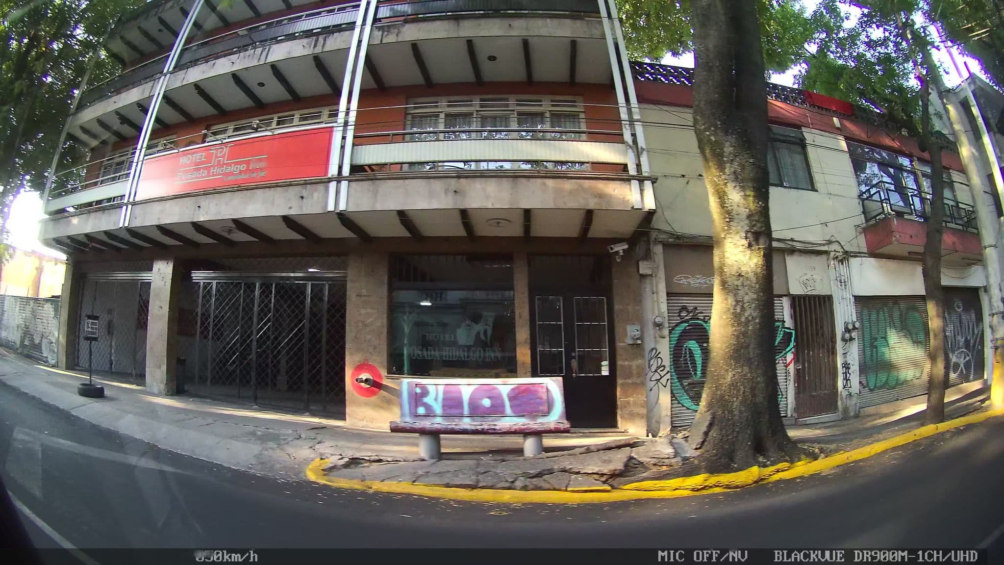 Street view near Posada Hidalgo Inn, Guadalajara — © kaart_3 (CC BY-SA · Mapillary)