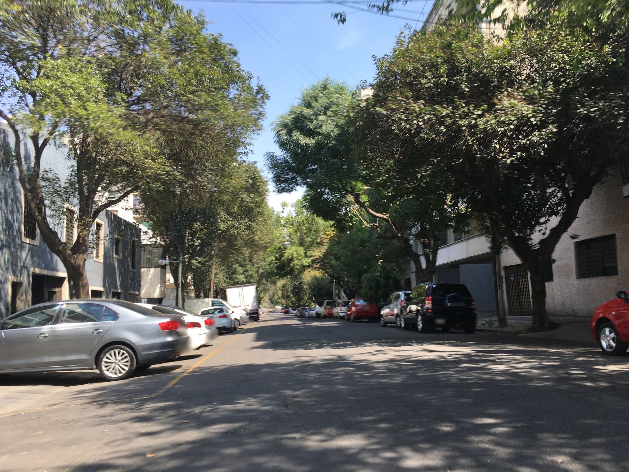 Street view near Condesa Suites, Polanco — © ccossio (CC BY-SA · Mapillary)