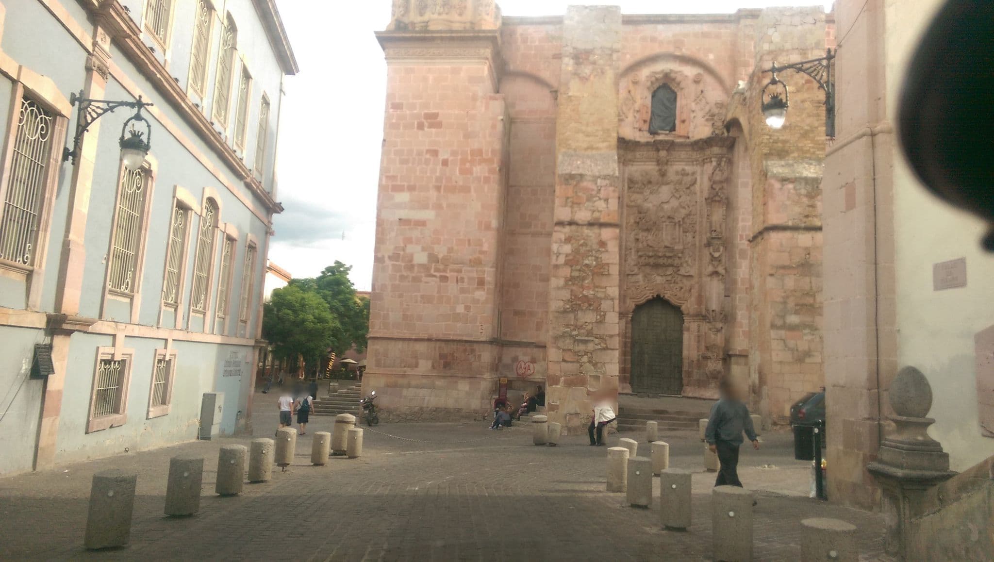Street view near Hotel Misión Argento, Zacatecas — © mharo (CC BY-SA · Mapillary)