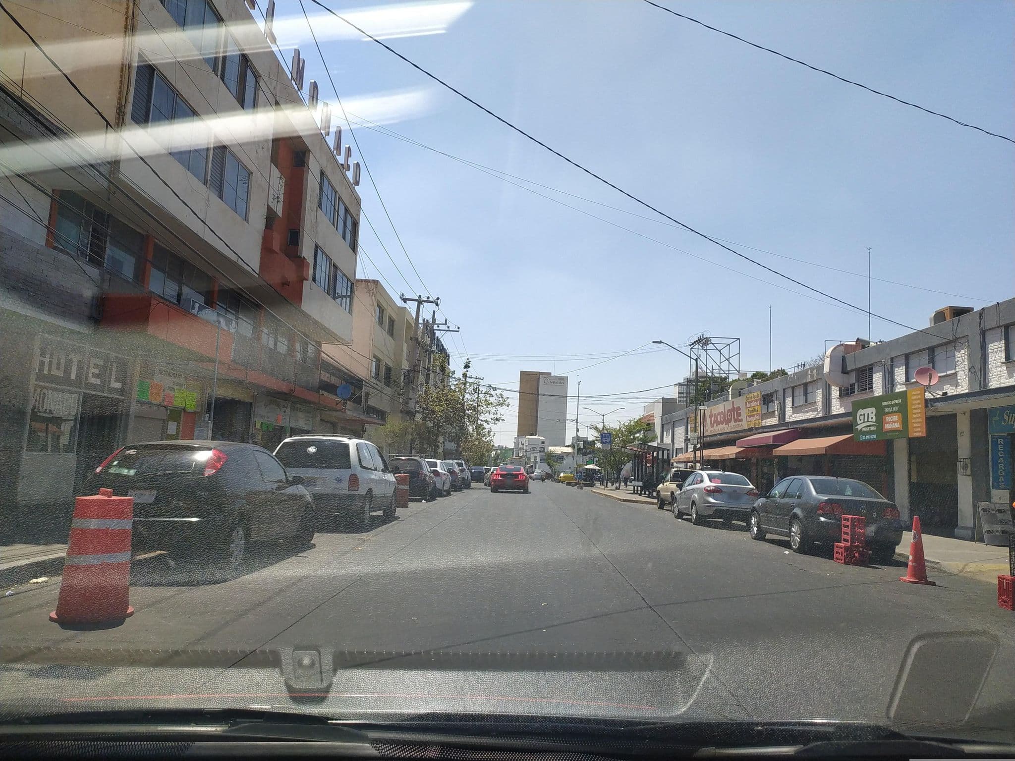 Street view near Hotel Monaco, Guadalajara — © xe1gyp (CC BY-SA · Mapillary)