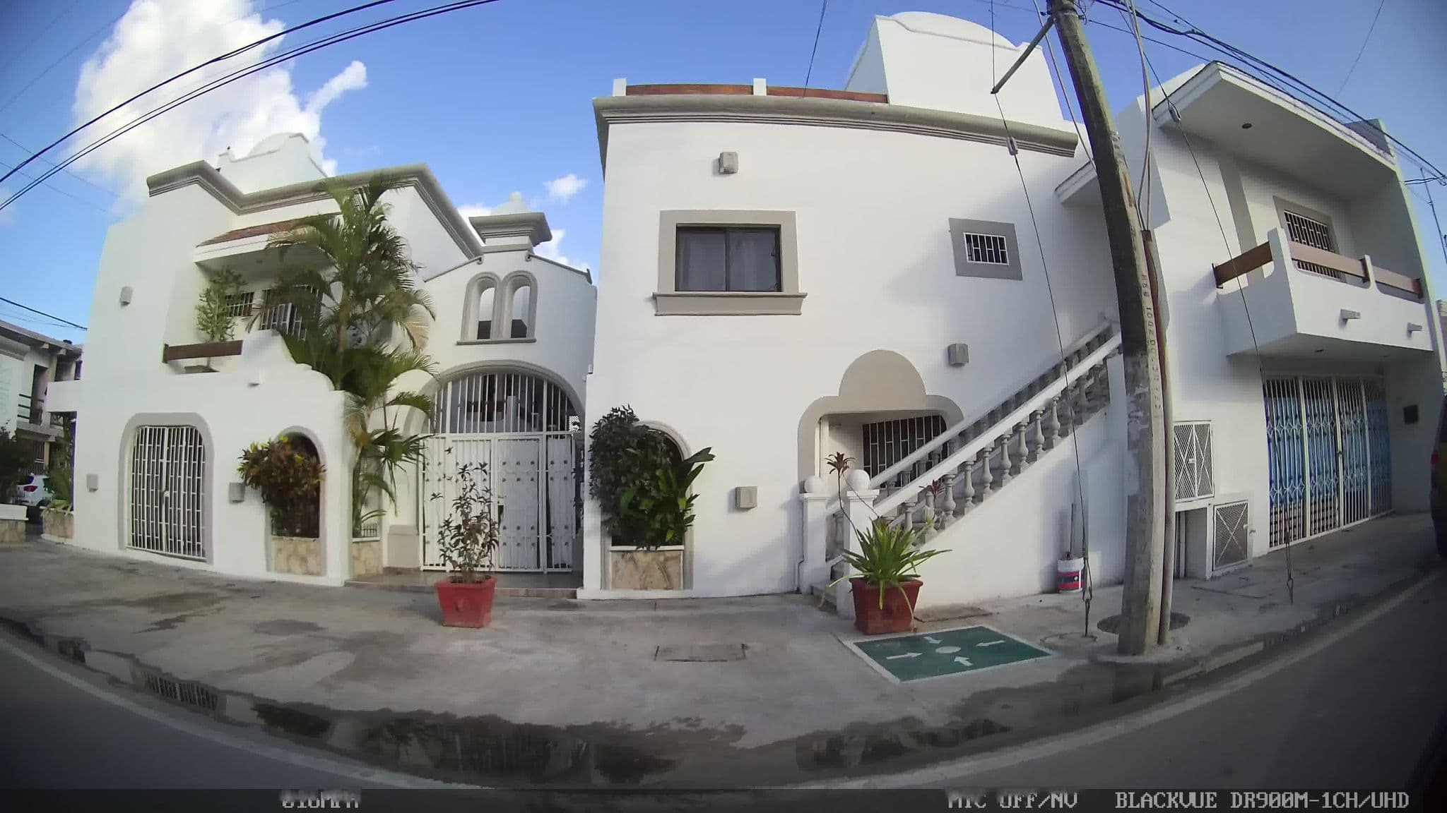 Street view near Valentina Suites, Playa del Carmen