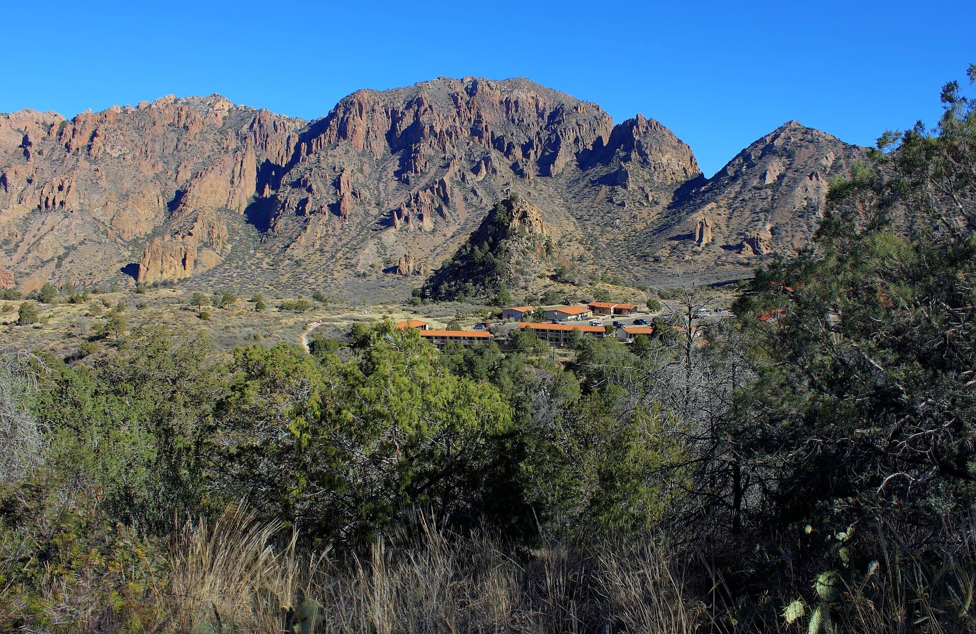 Chisos Mountains Lodge (via Wikimedia Commons, Public Domain)