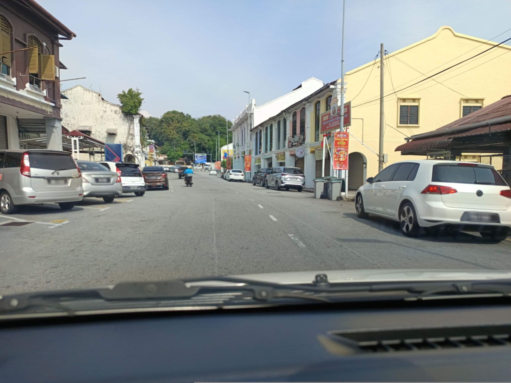 Street view near Old Town, Malacca