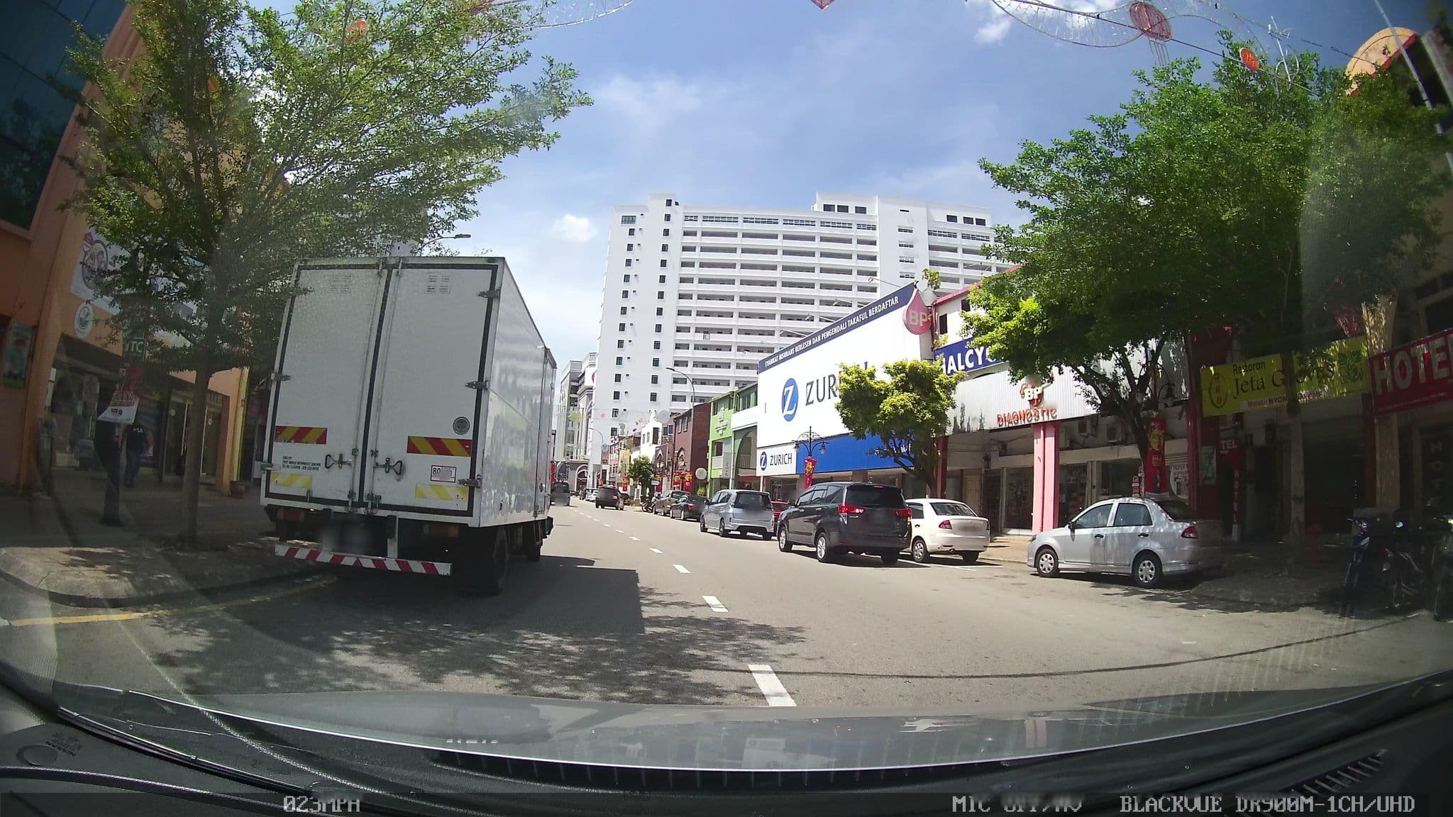 Street view near Hotel Heritage, Malacca