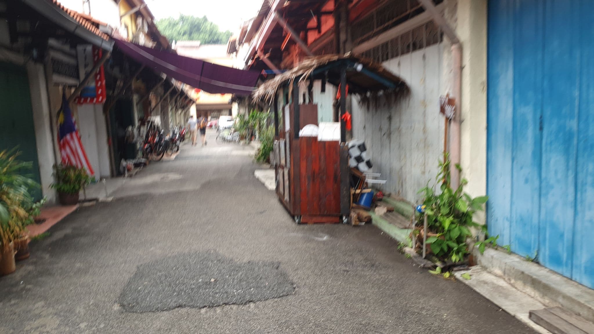 Street view near The Bridge Loft, Malacca