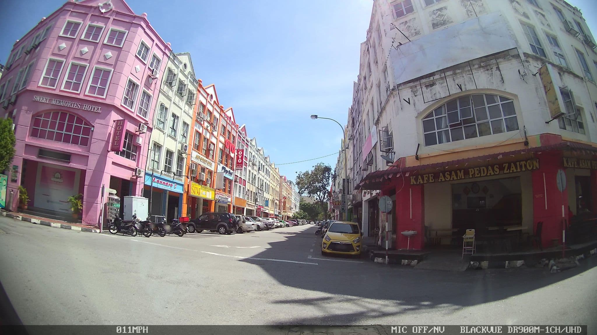 Street view near 707 Hotel, Malacca