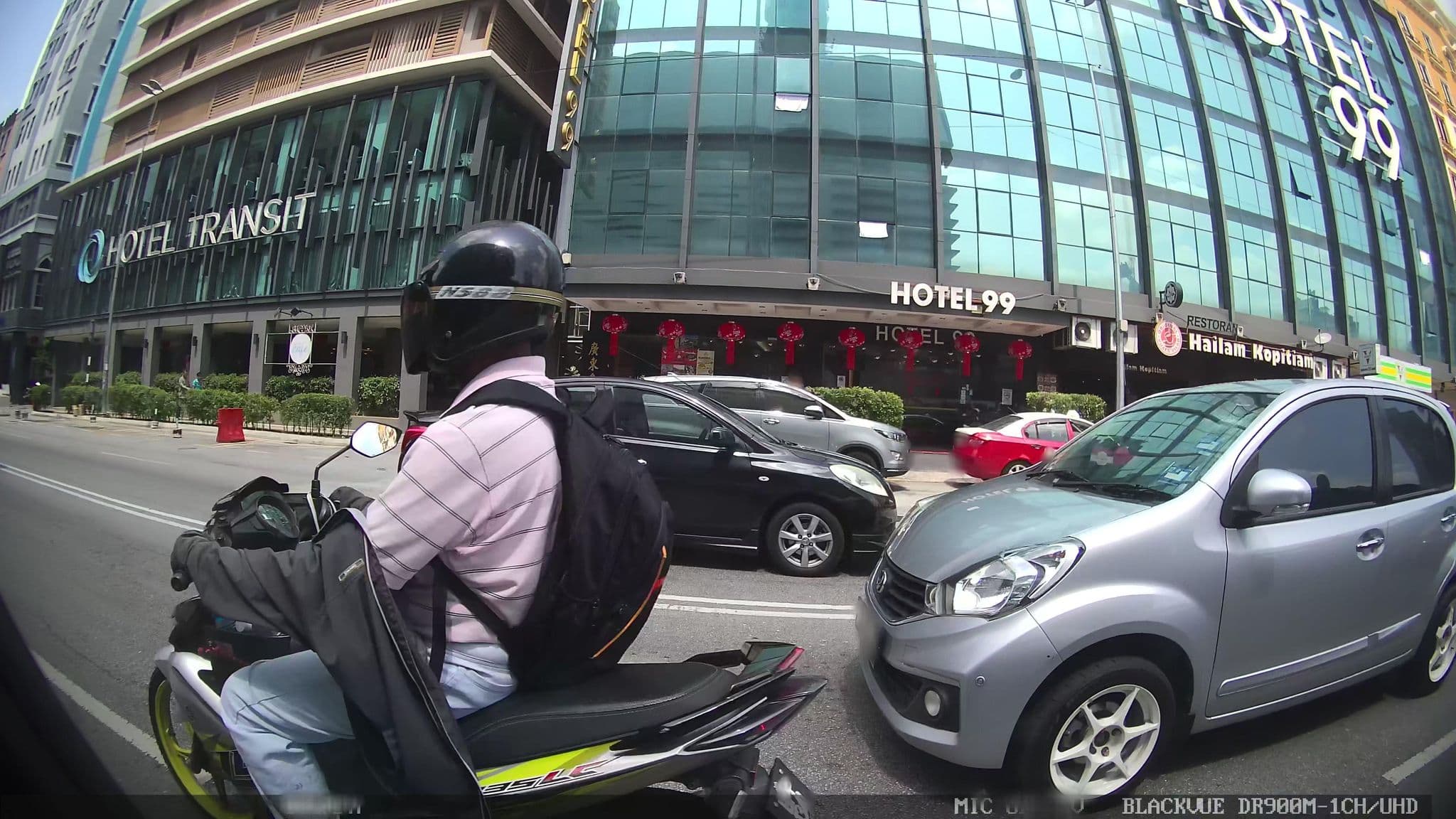 Street view near Sakura Elite, Bukit Bintang