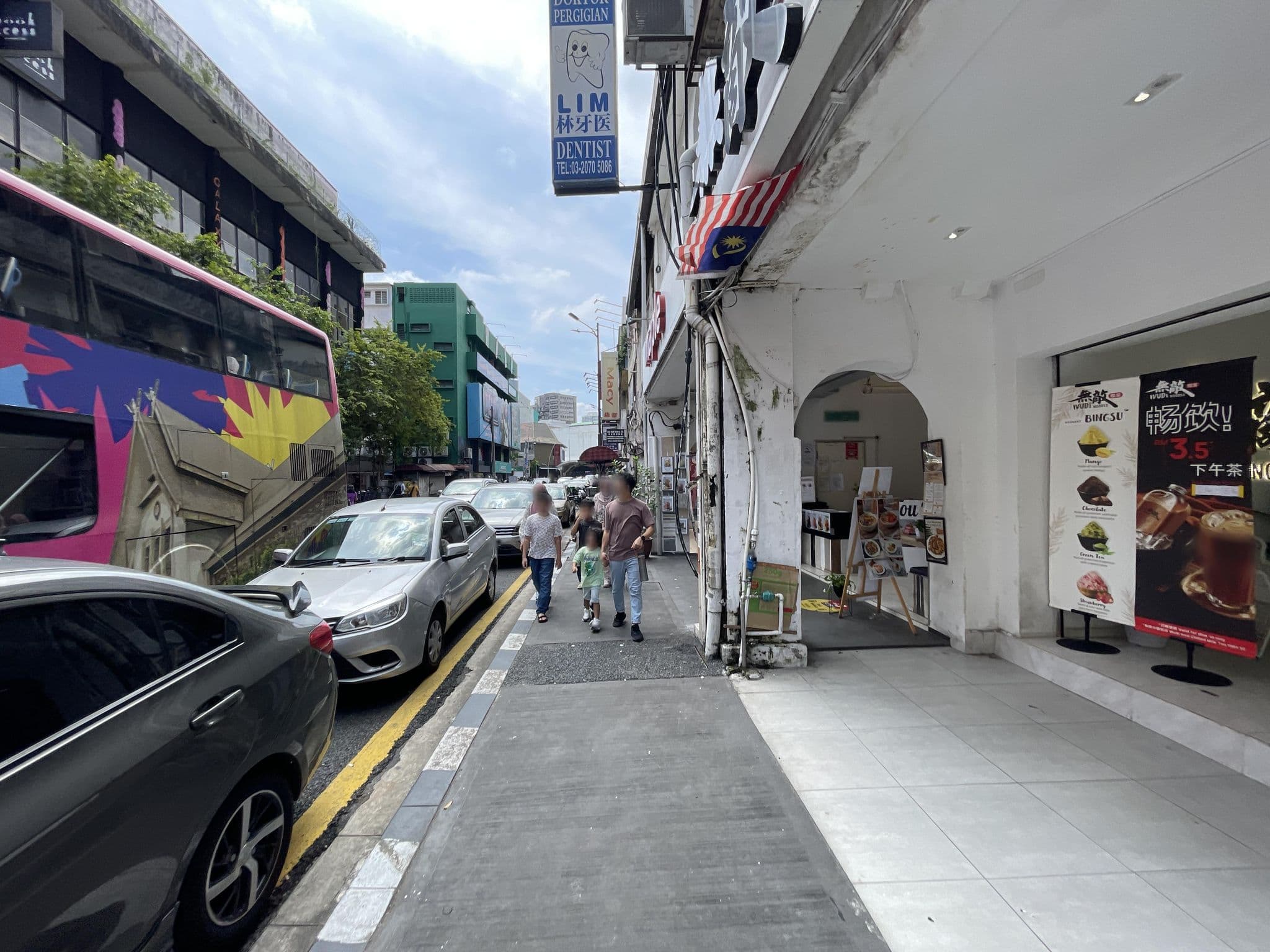 Street view near Soho Town, Bukit Bintang