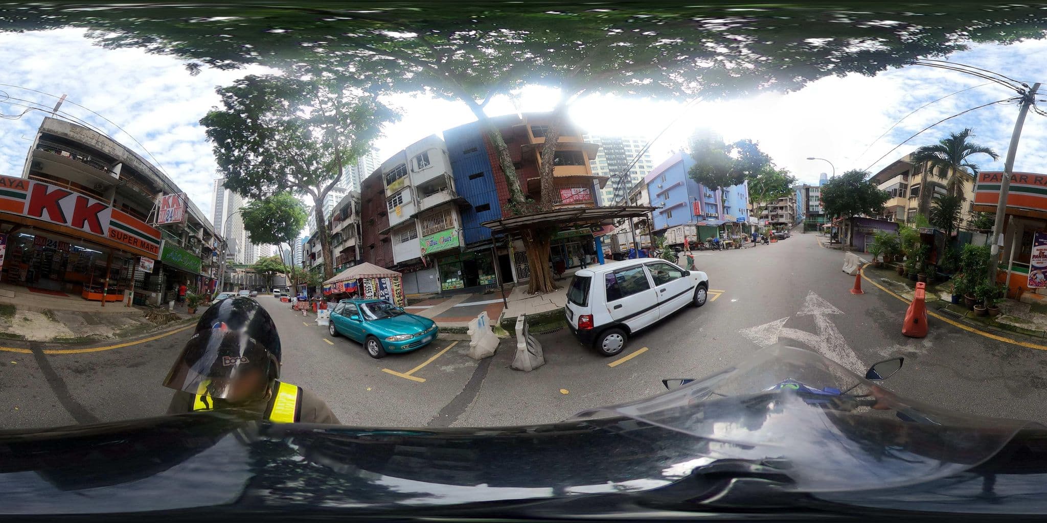 Street view near D'View Inn, Bukit Bintang