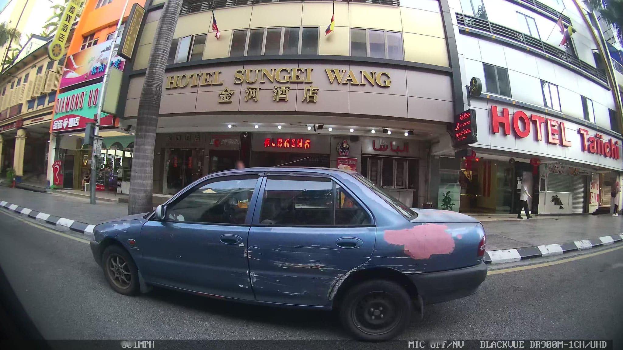 Street view near SS Grey Hotel, Bukit Bintang