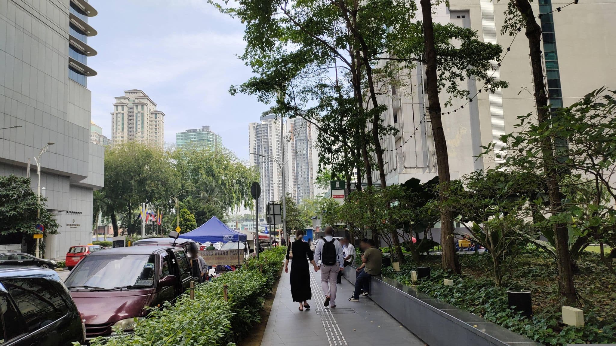Street view near Element by Westin, Bukit Bintang