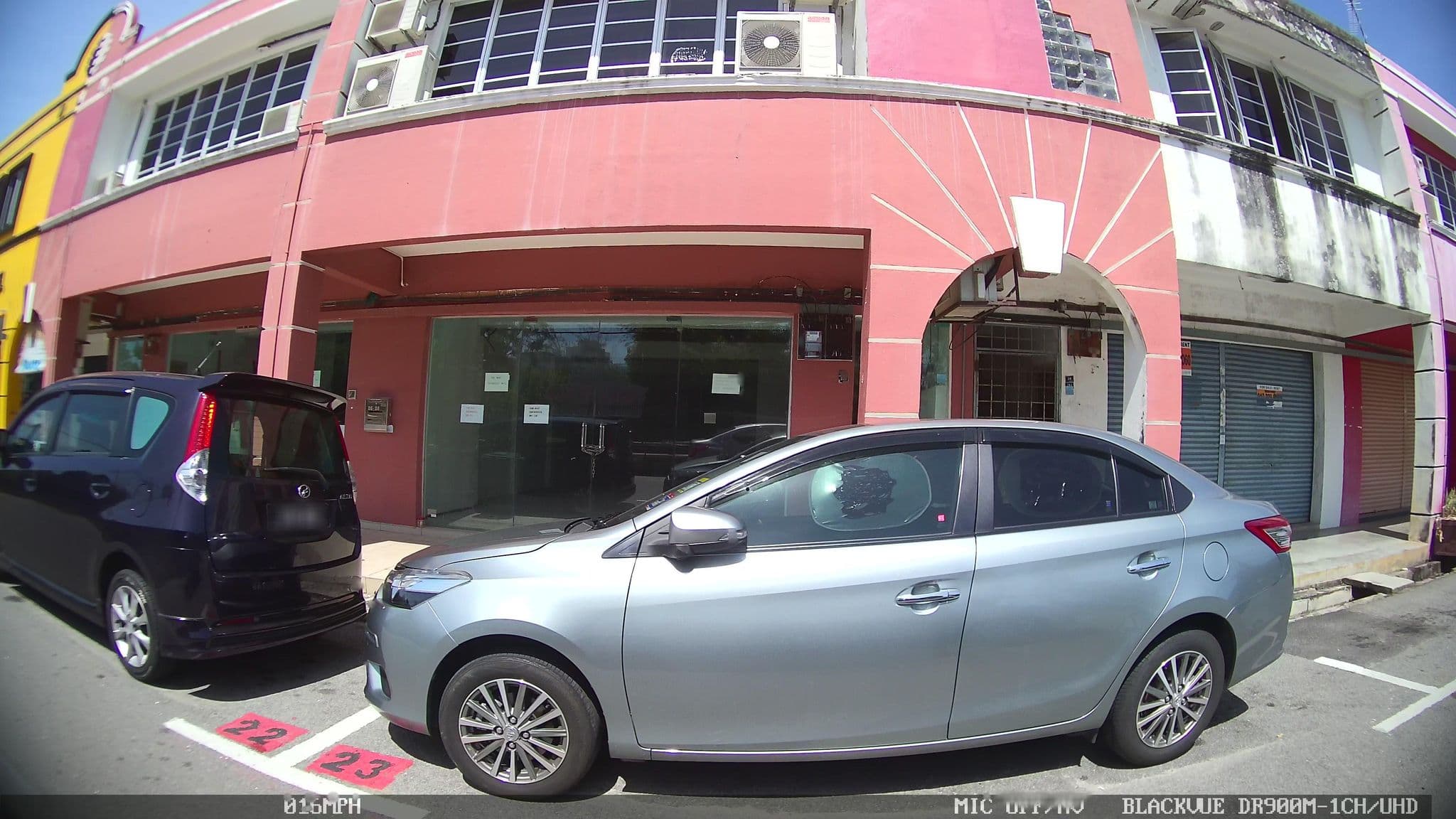 Street view near BlueSky Inn, Malacca