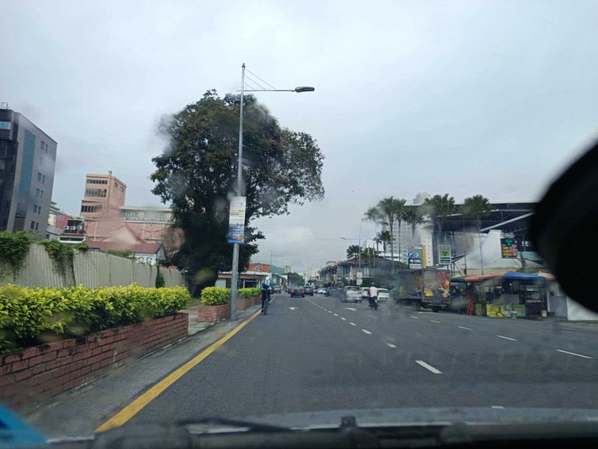 Street view near Tune Hotel, George Town