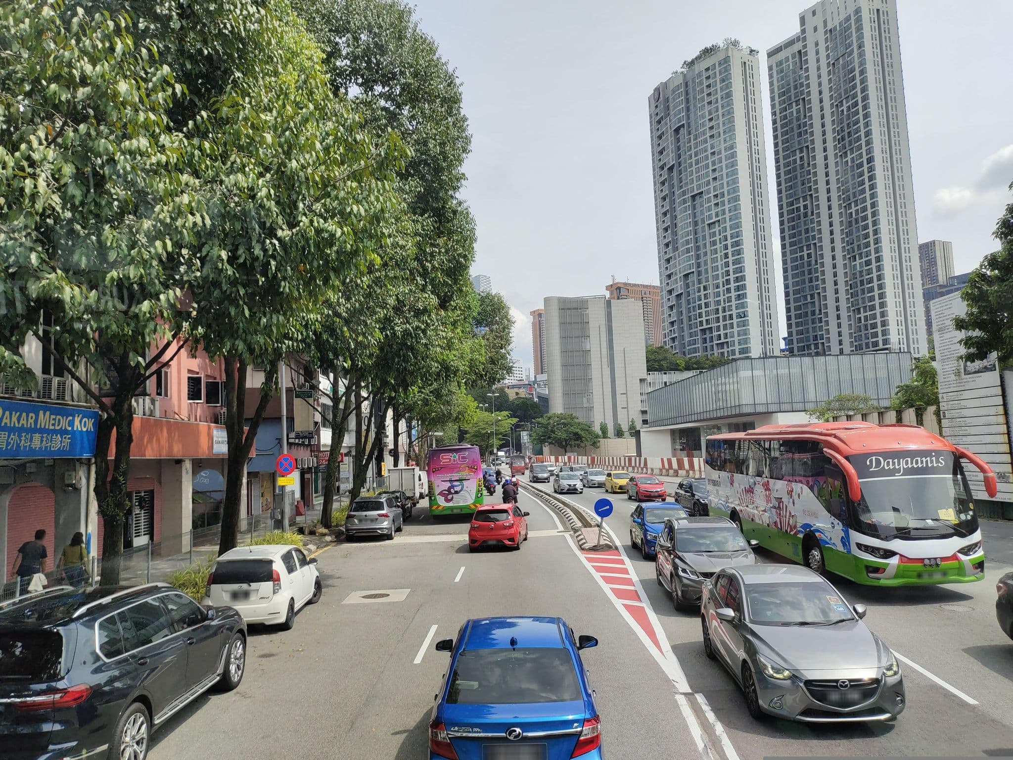 Street view near Kawana Tourist Inn, Bukit Bintang — © zh9567 (CC BY-SA · Mapillary)