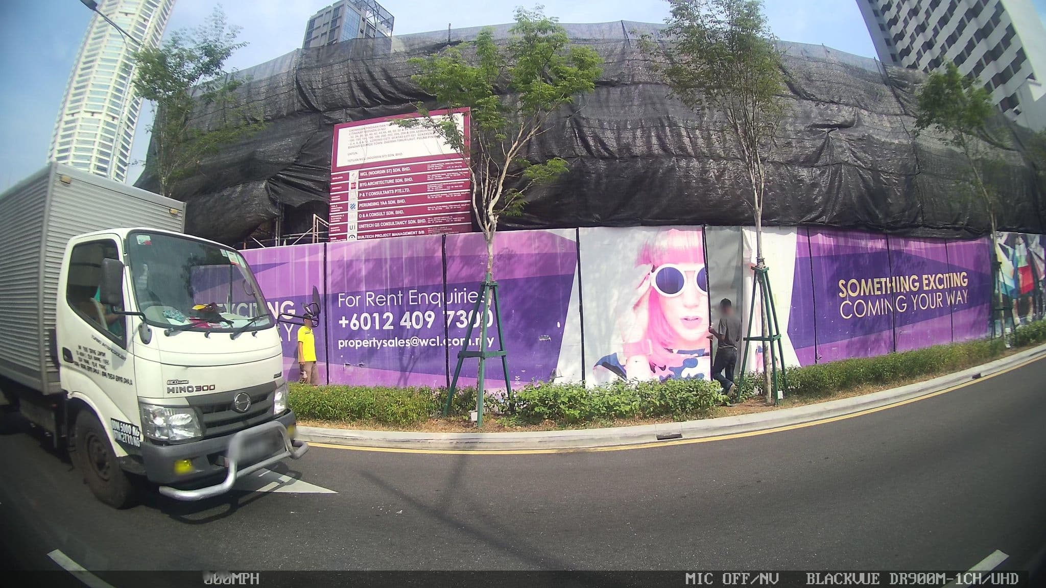 Street view near Citadines Connect Penang, George Town