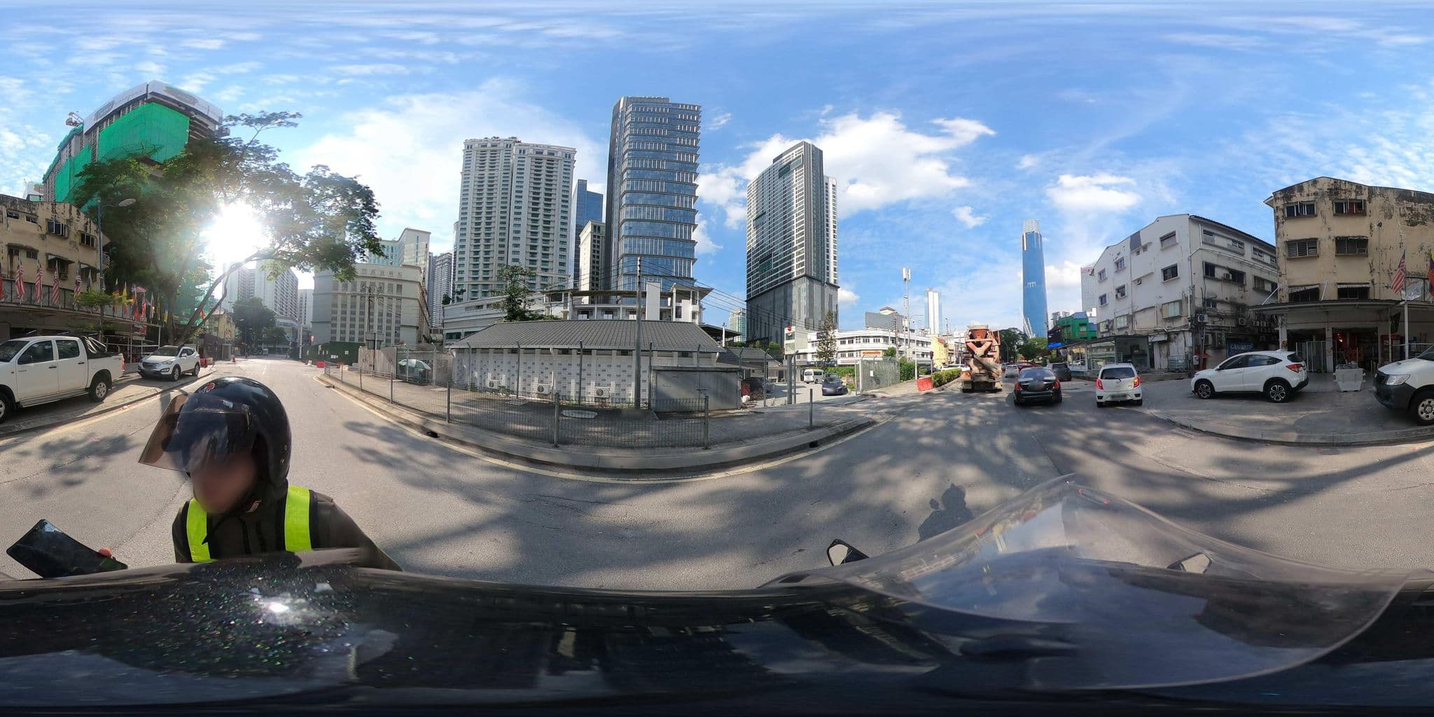 Street view near Sleeping Lion Suites, Bukit Bintang