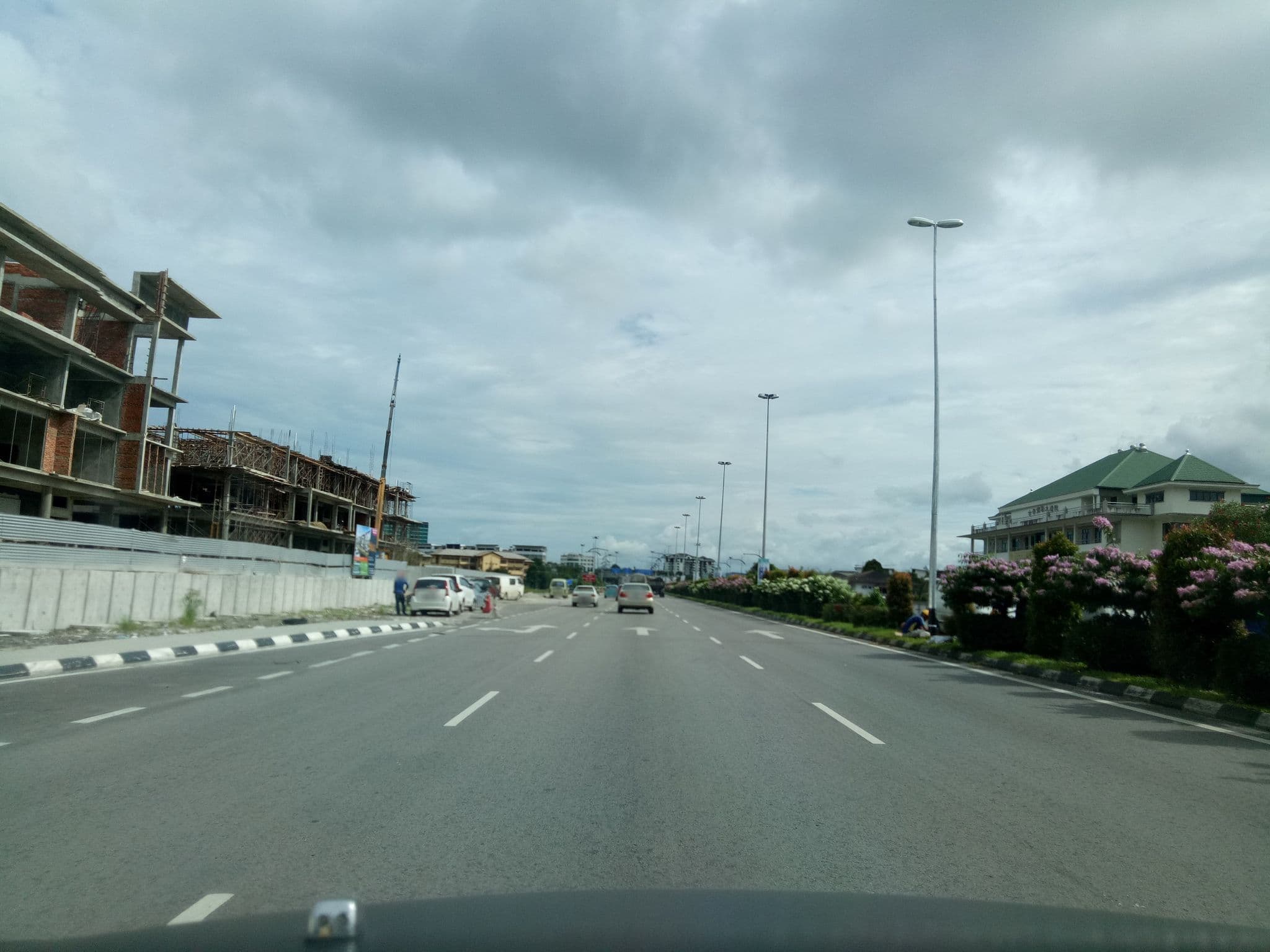 Street view near Family Inn, Kuching