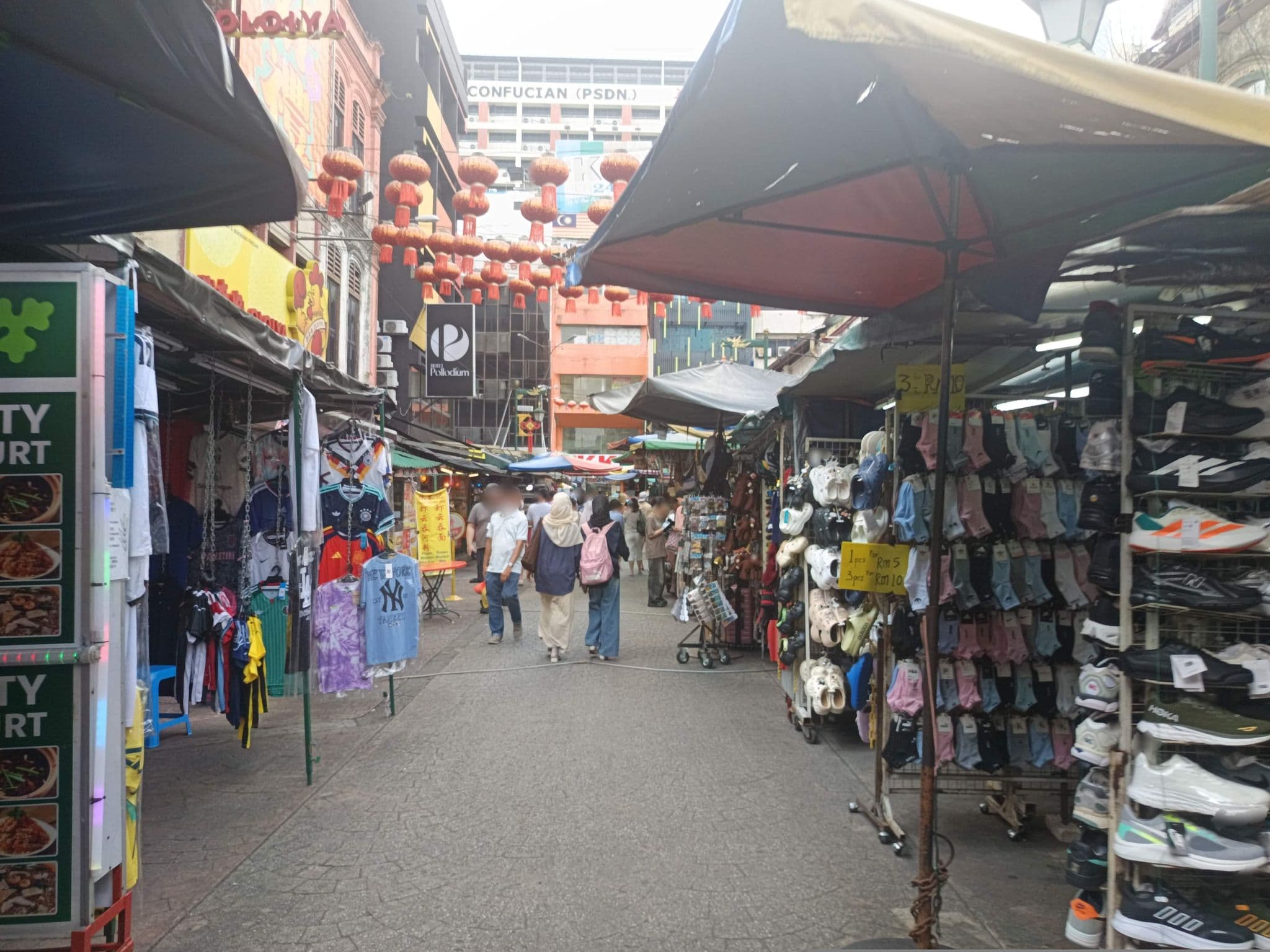 Street view near Hotel Pollodium, Bukit Bintang