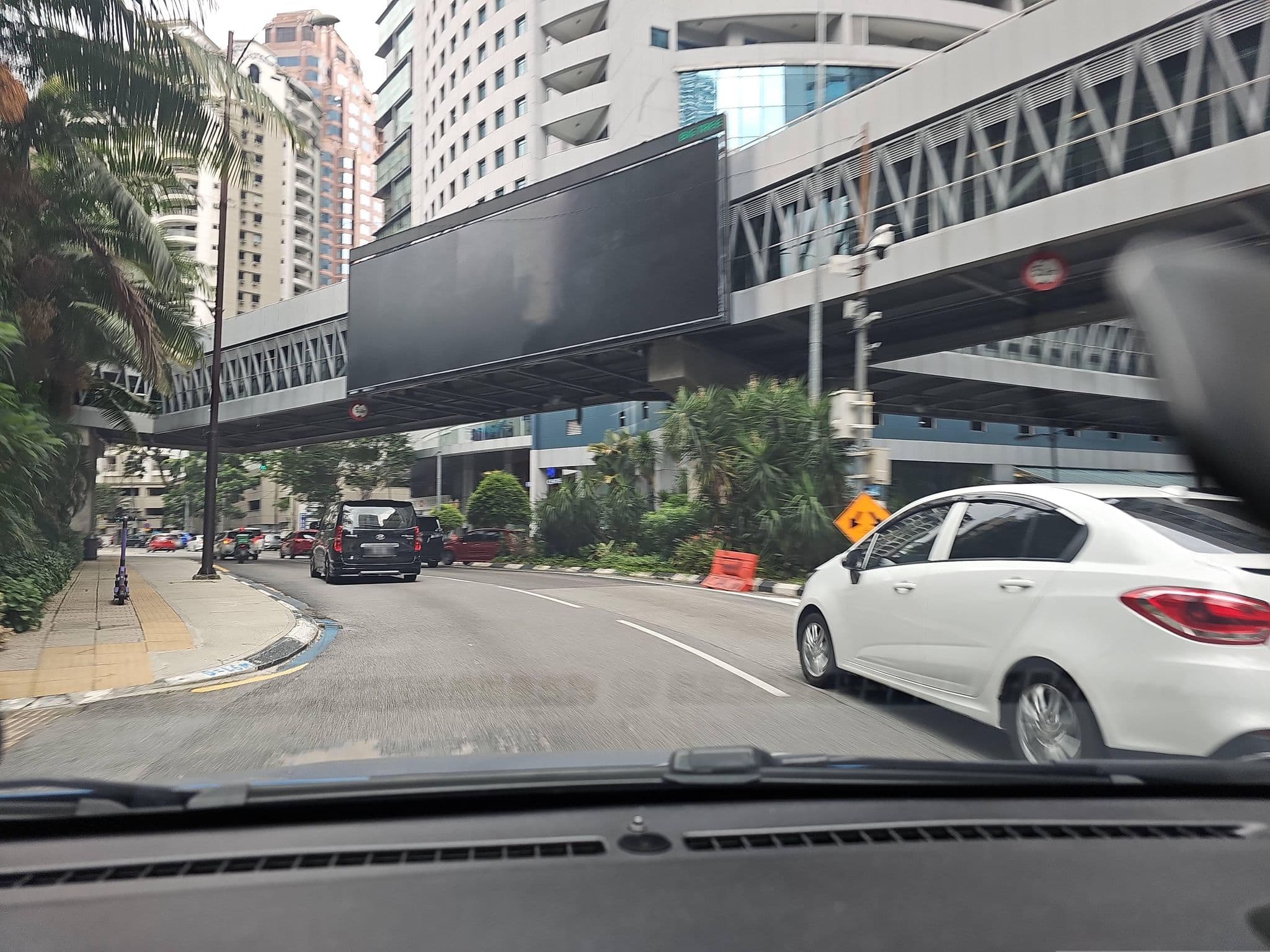 Street view near Grand Hyatt, Bukit Bintang