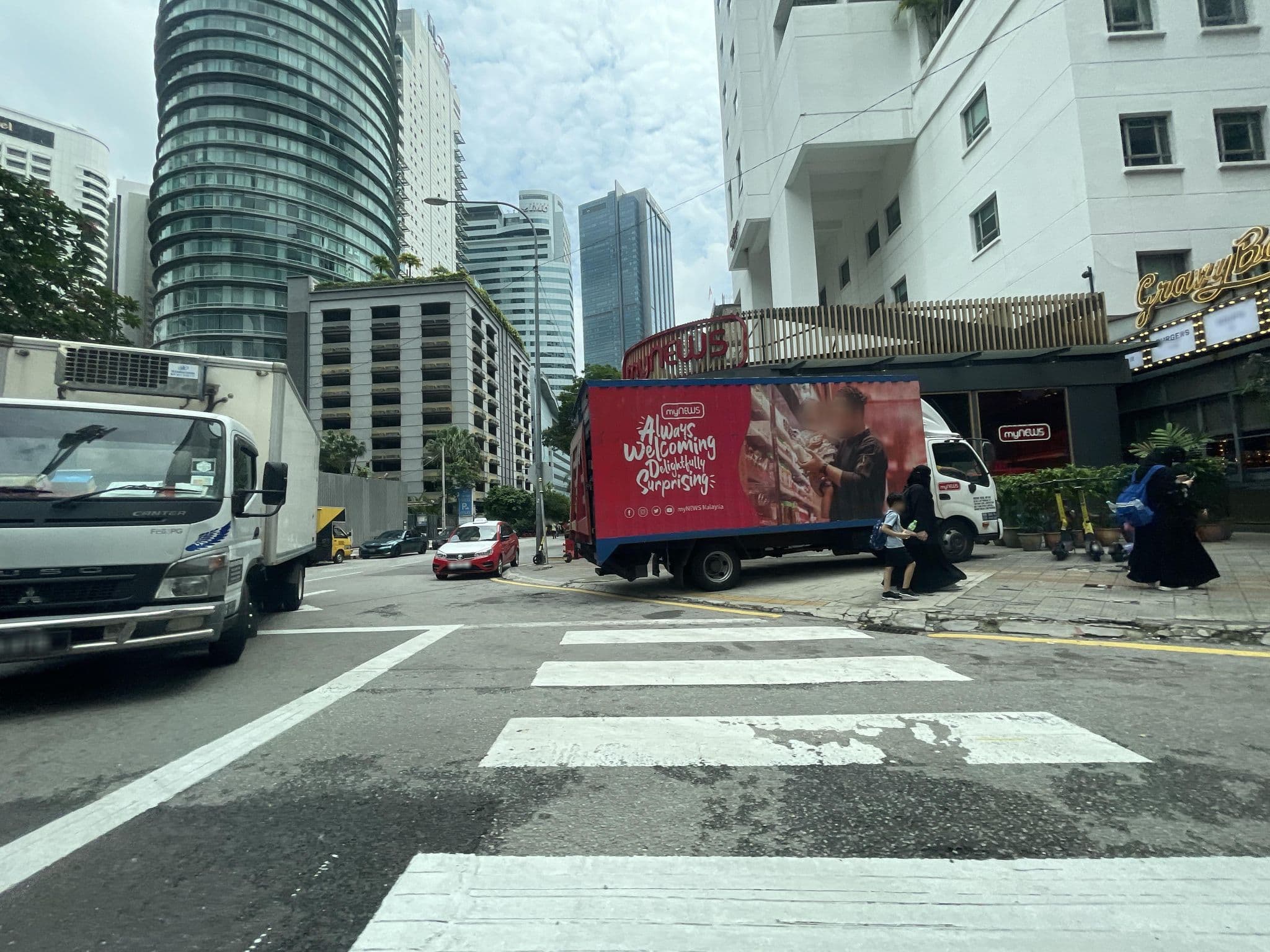 Street view near Crown Regency Serviced Suites, Bukit Bintang