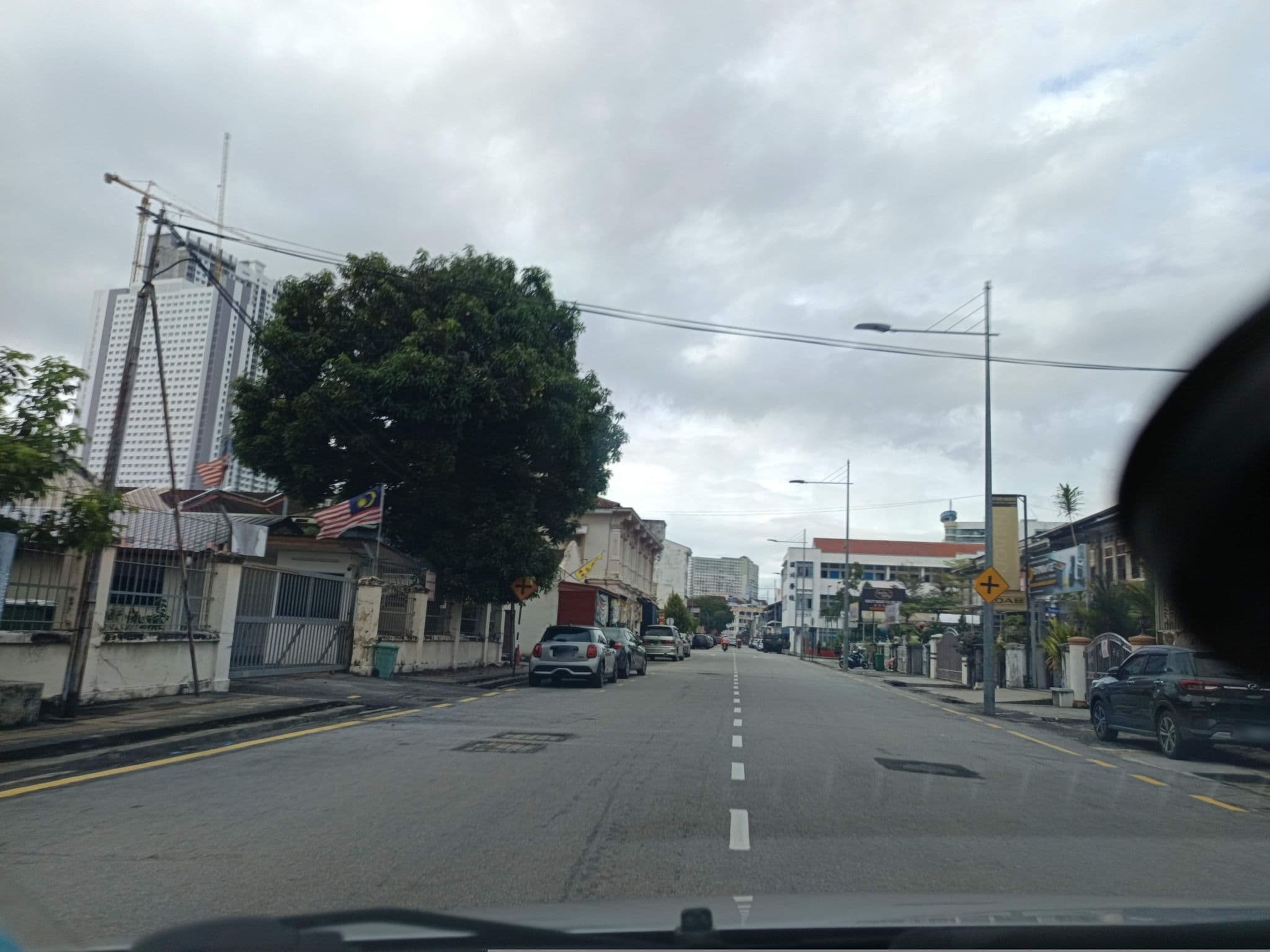 Street view near Macallum Central Hotel, George Town